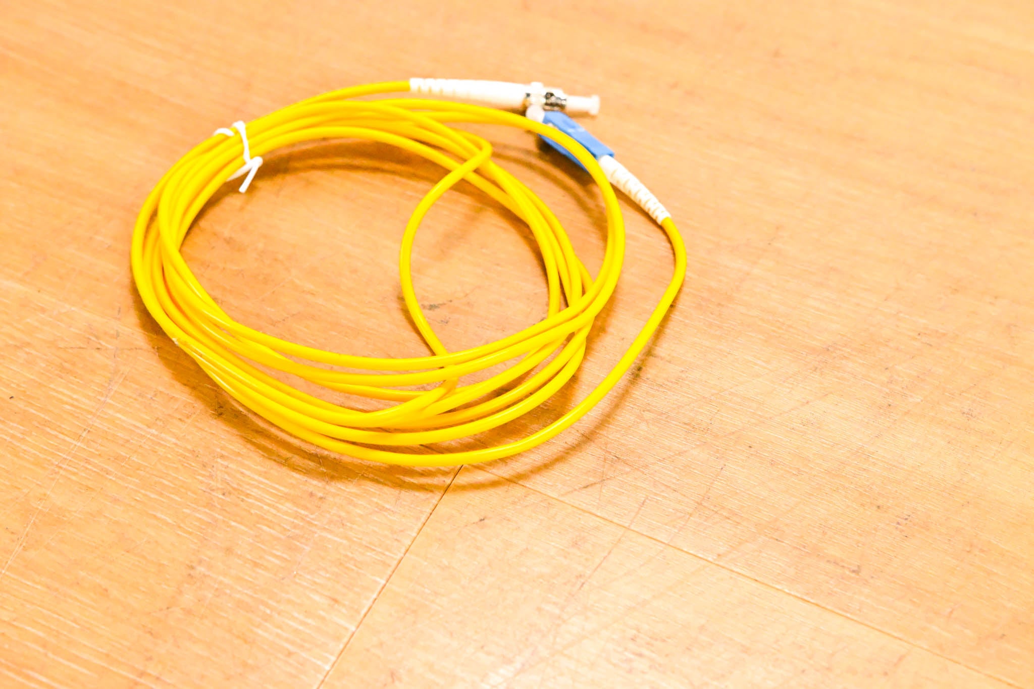 Unbranded SC-ST Simplex Single Mode Fiber Optic Patch Cable - 10'