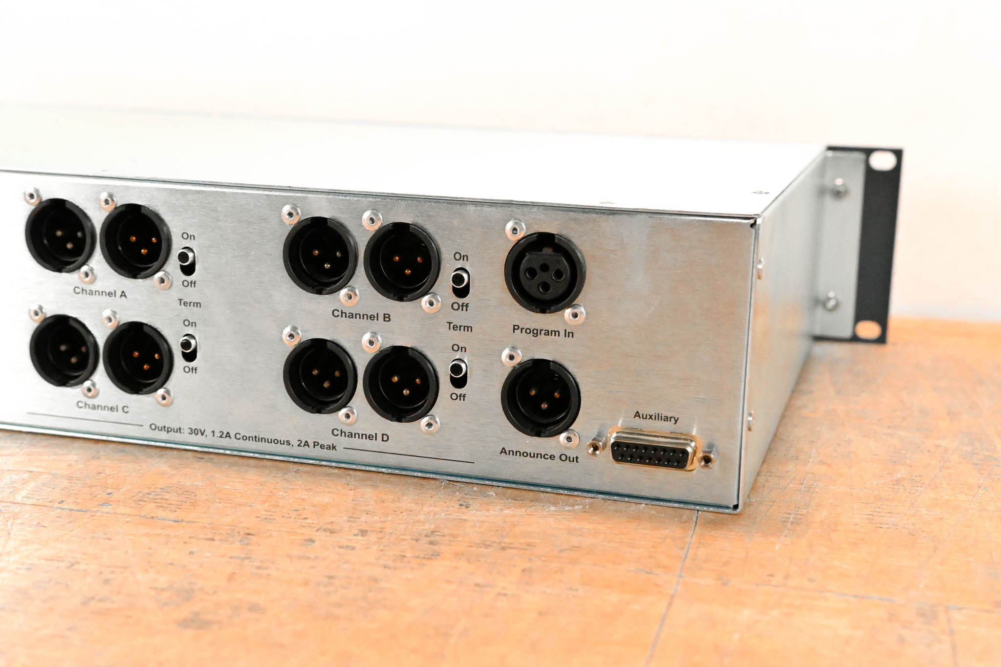 Clear-Com MS-704 2RU Four-Channel Main Station