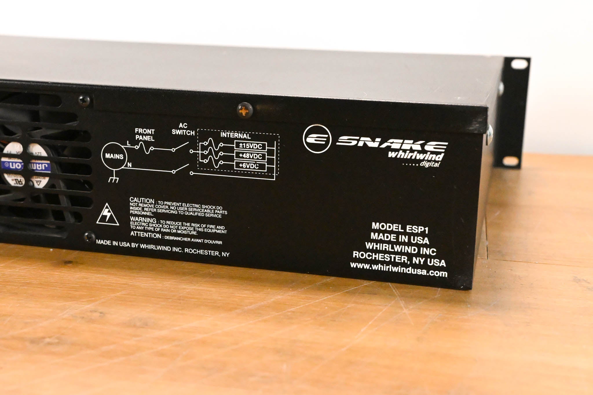 Whirlwind ESP1 Power Supply for E Snake Frames / E Snake 2