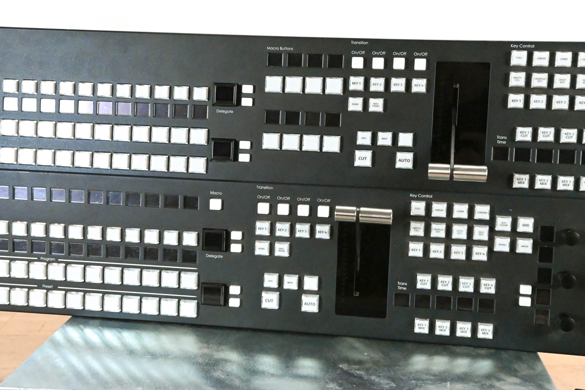 Grass Valley (SAM) 2 M/E Kula Production Switcher w/ 2 Control Panels