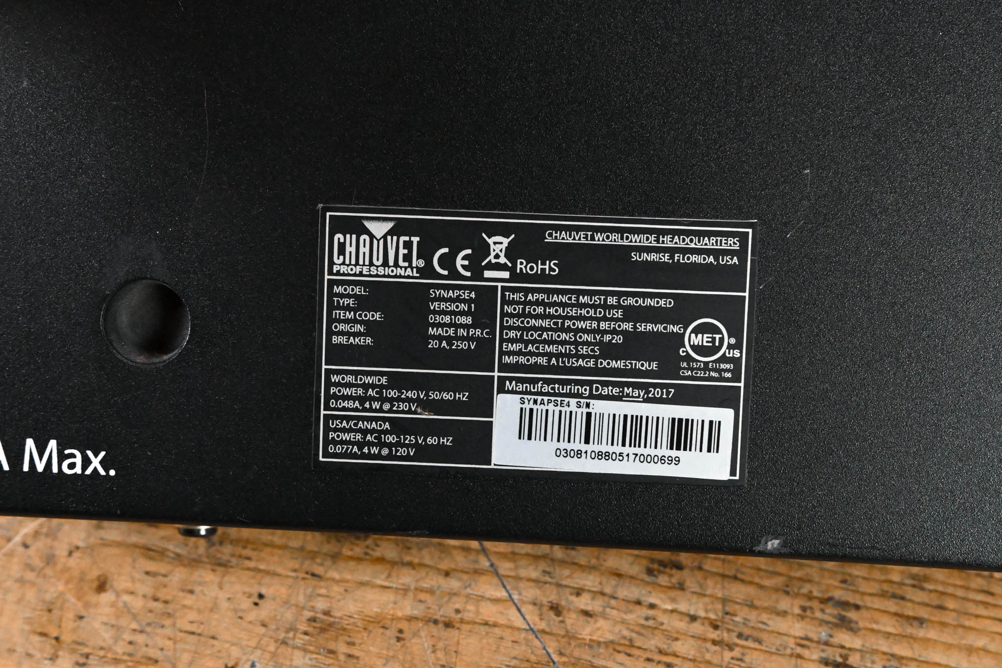 Chauvet Synapse 4 Intelligent DMX Relay Pack