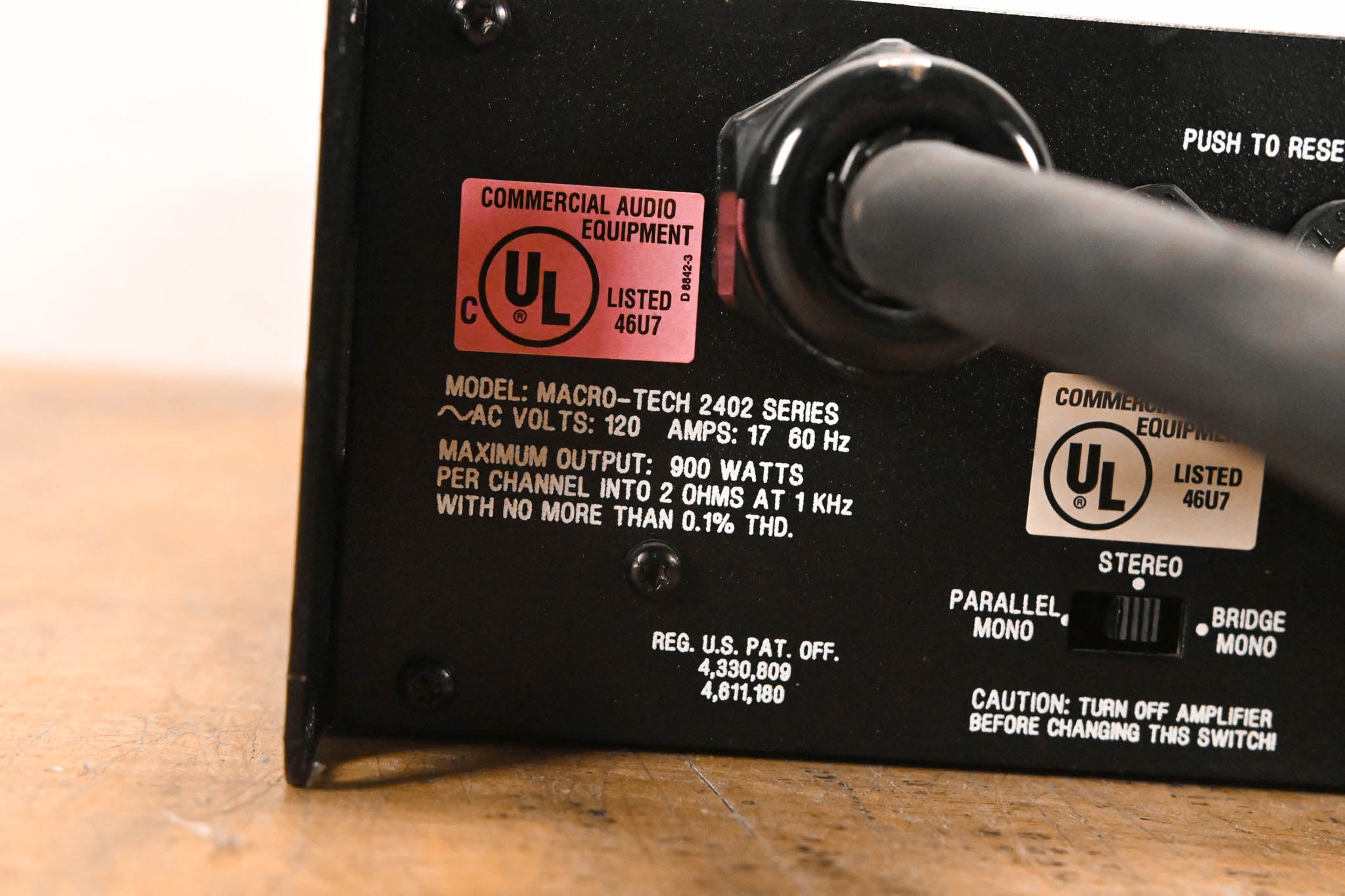 Crown Macro-Tech 2402 2-Channel Power Amplifier