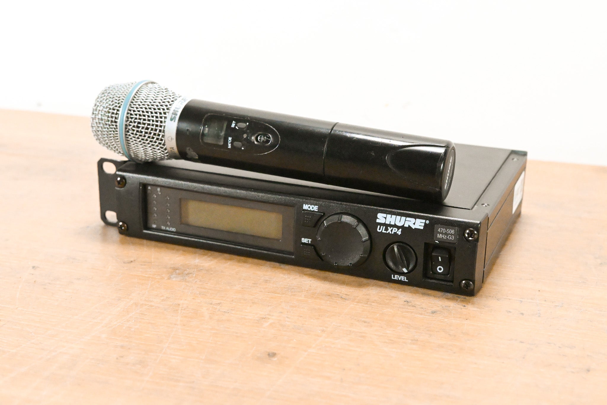 Shure ULXP24/BETA87A Handheld Wireless System - G3 Band NO POWER SUPPLY