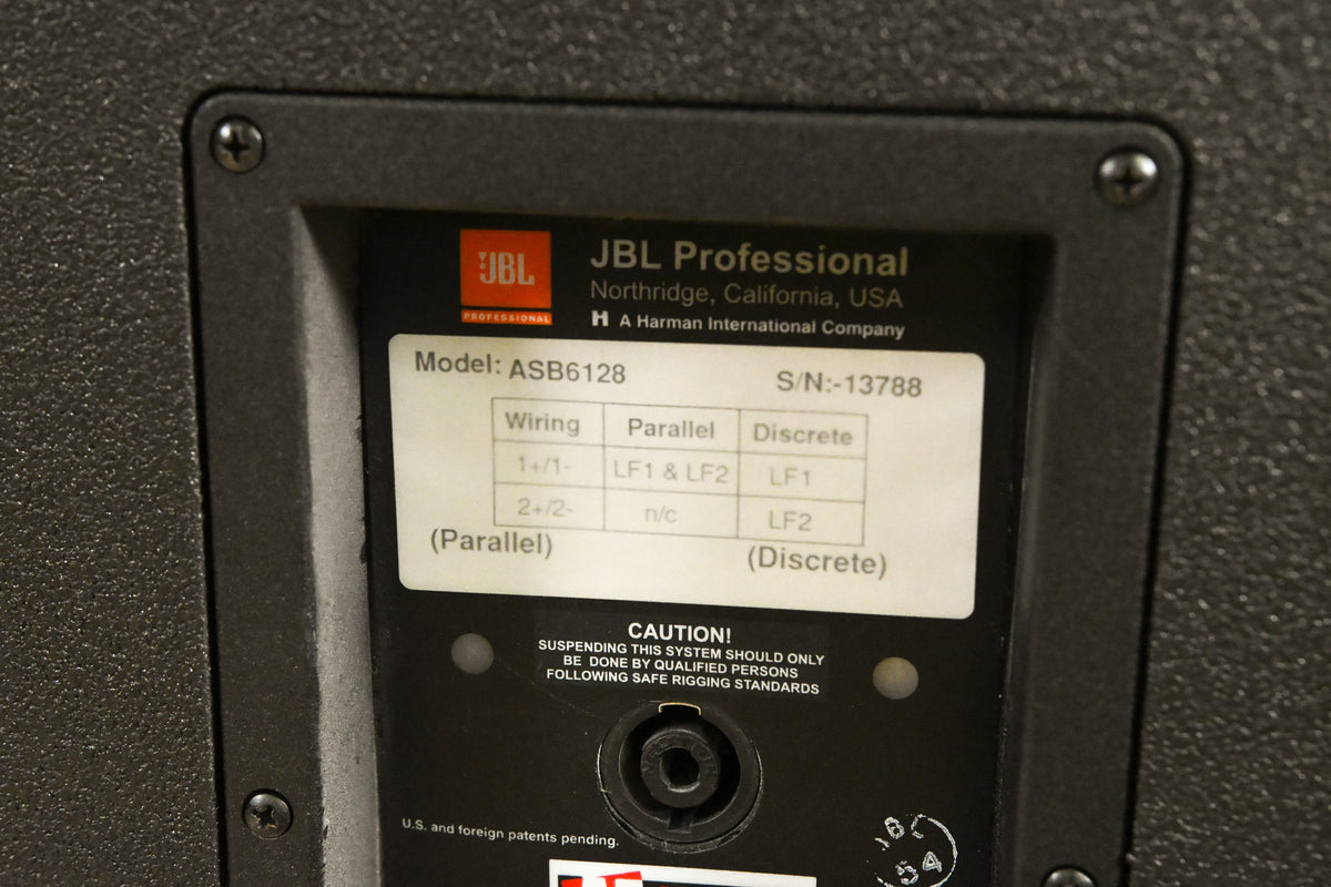JBL ASB6128 High Power Dual 18" Passive Subwoofer