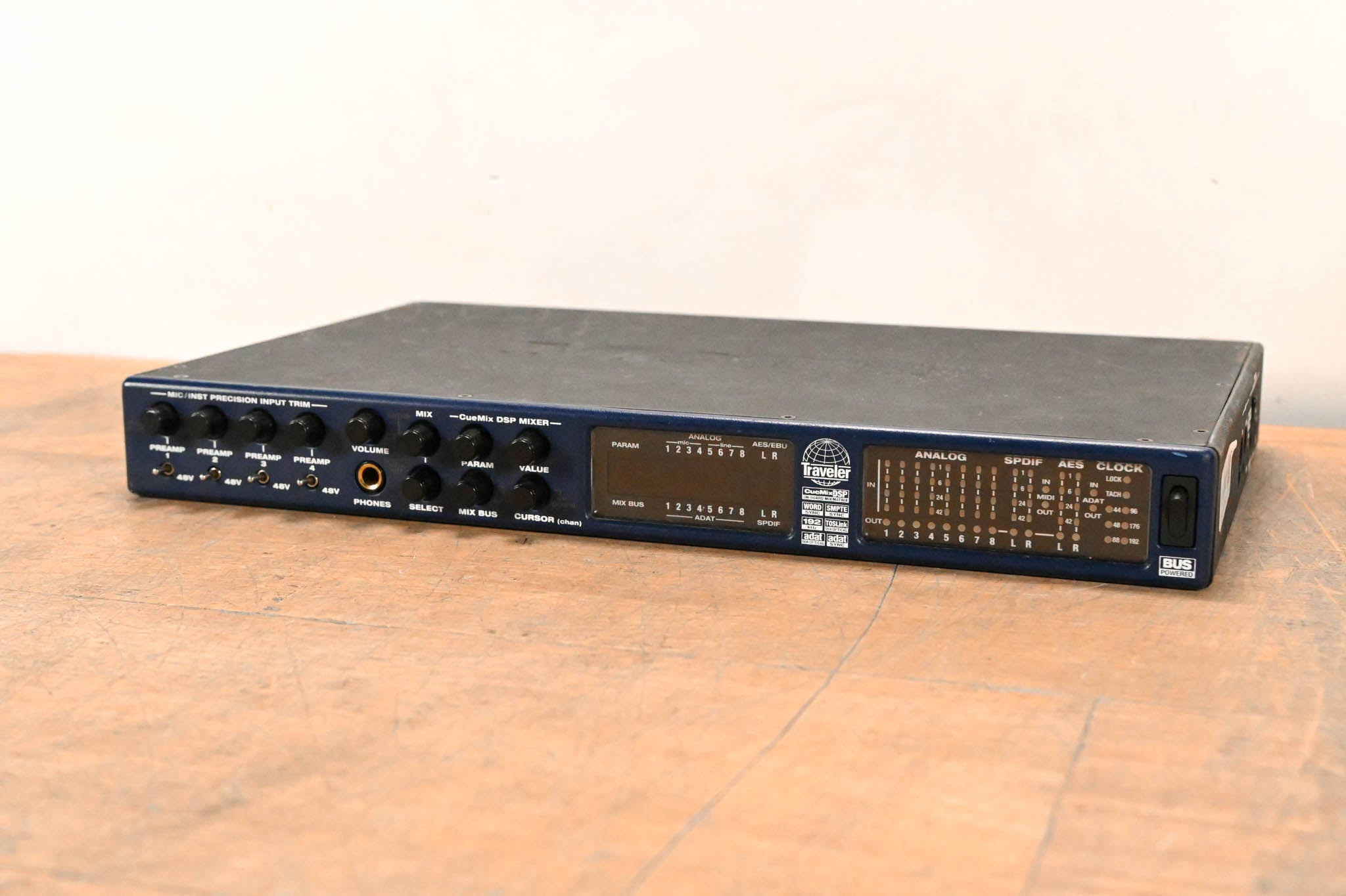MOTU Traveler Mk1 FireWire Audio Interface (NO POWER SUPPLY) CG01TX3