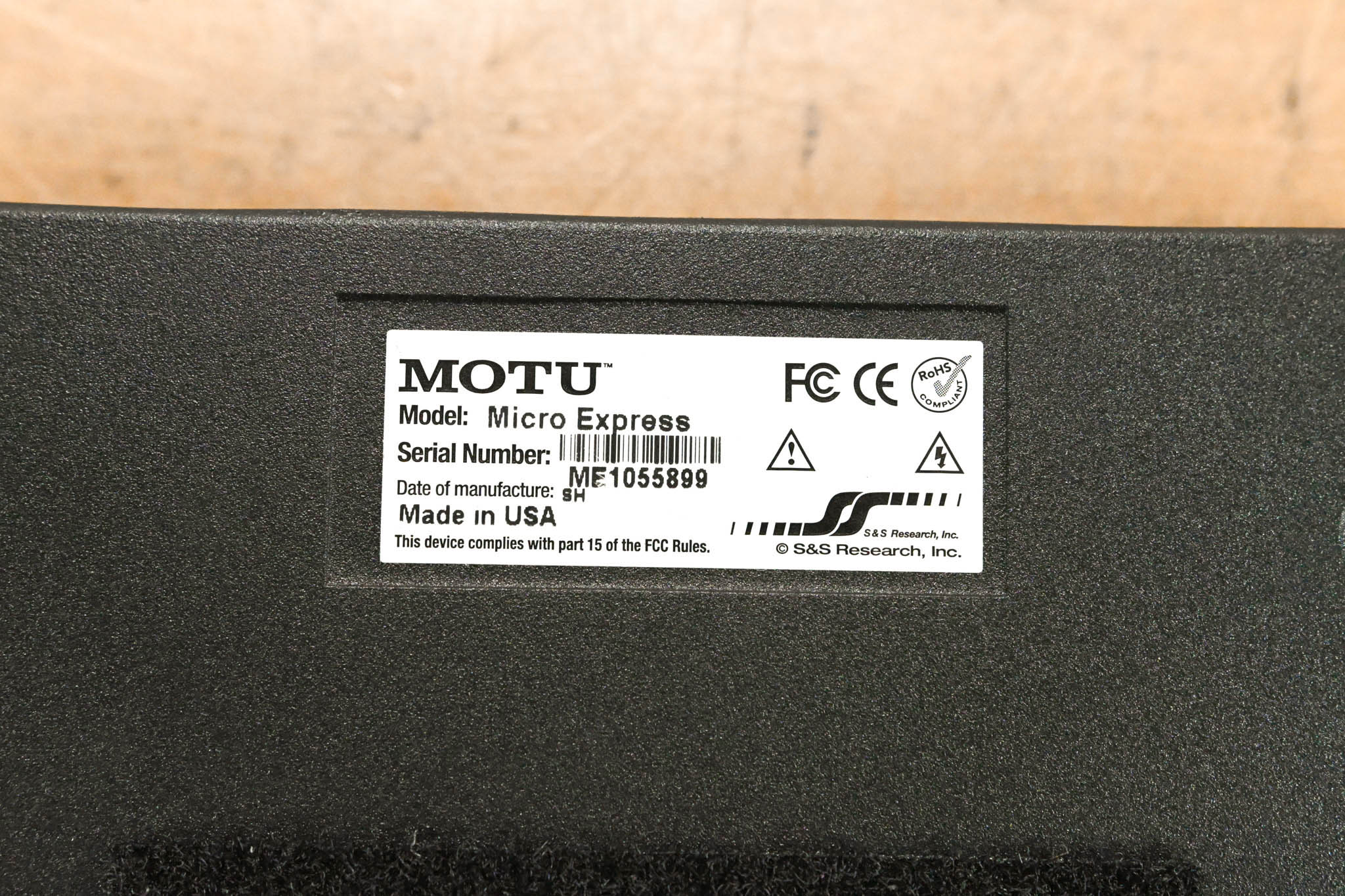 MOTU Micro Express 4x6 USB MIDI interface with Sync