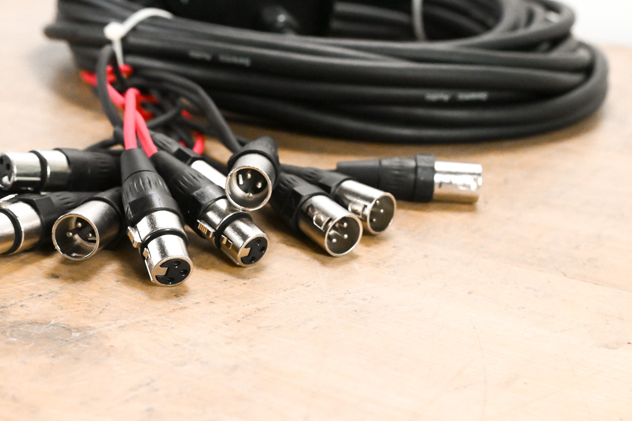 Seismic Audio SACB-8x4x50 8-Channel XLR Snake Cable w/ 4 Returns - 50'