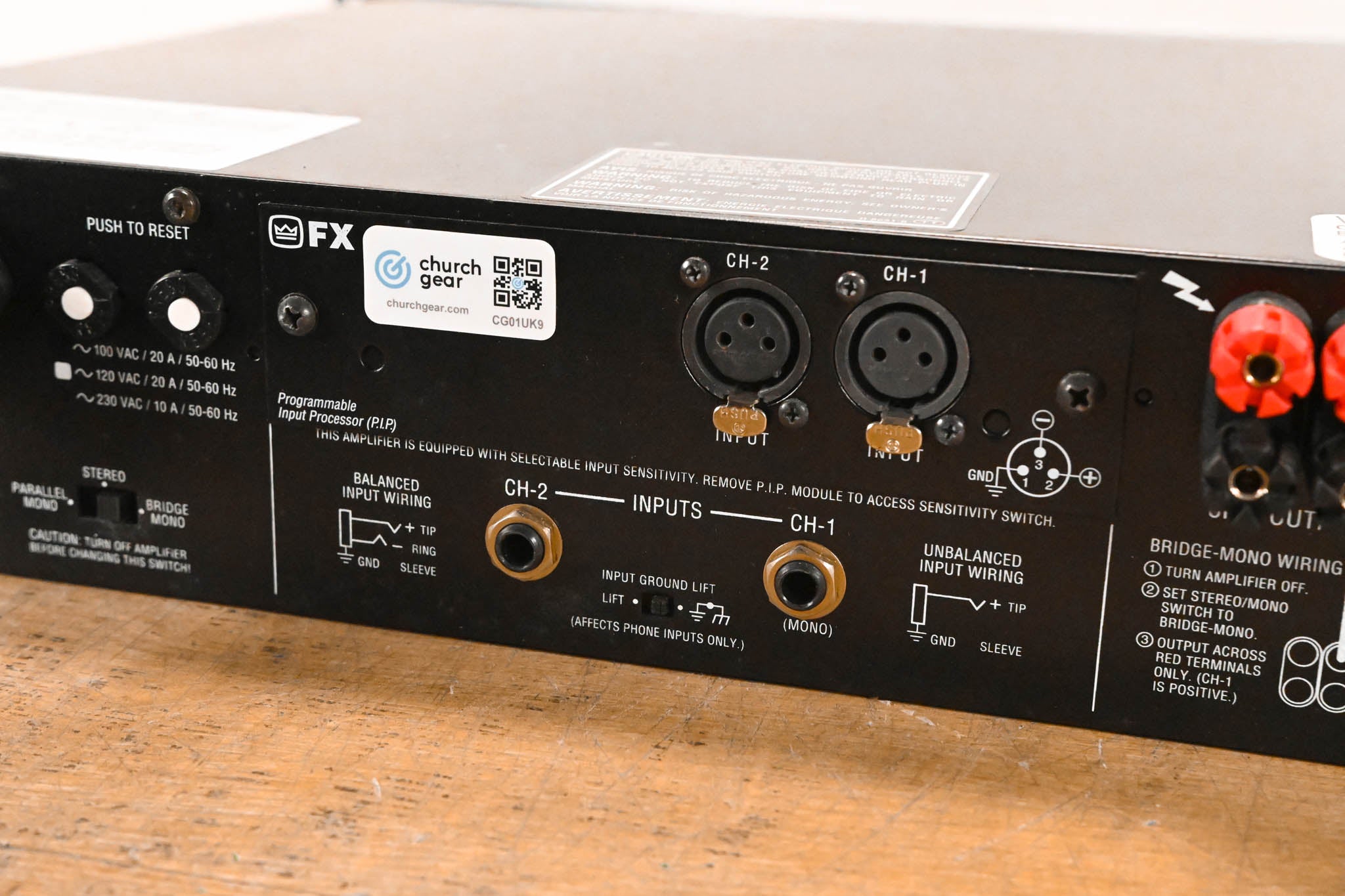 Crown Macro-Tech 3600VZ 2-Channel Power Amplifier