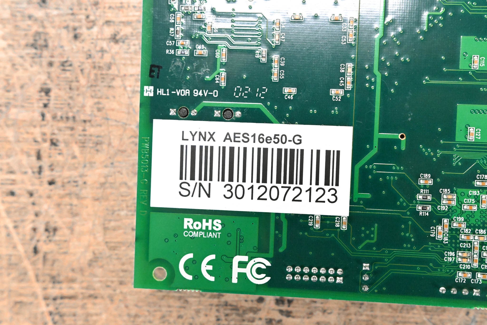 Lynx Studio Technology AES16e Sixteen-Channel AES/EBU PCI Express Card