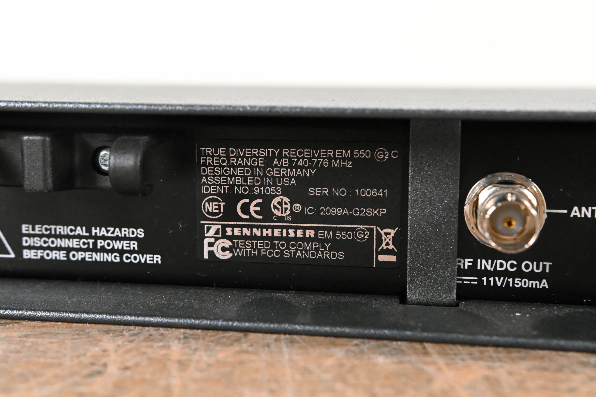 Sennheiser EM 550 G2 Dual Wireless Receiver - C Range: 740-776 MHz