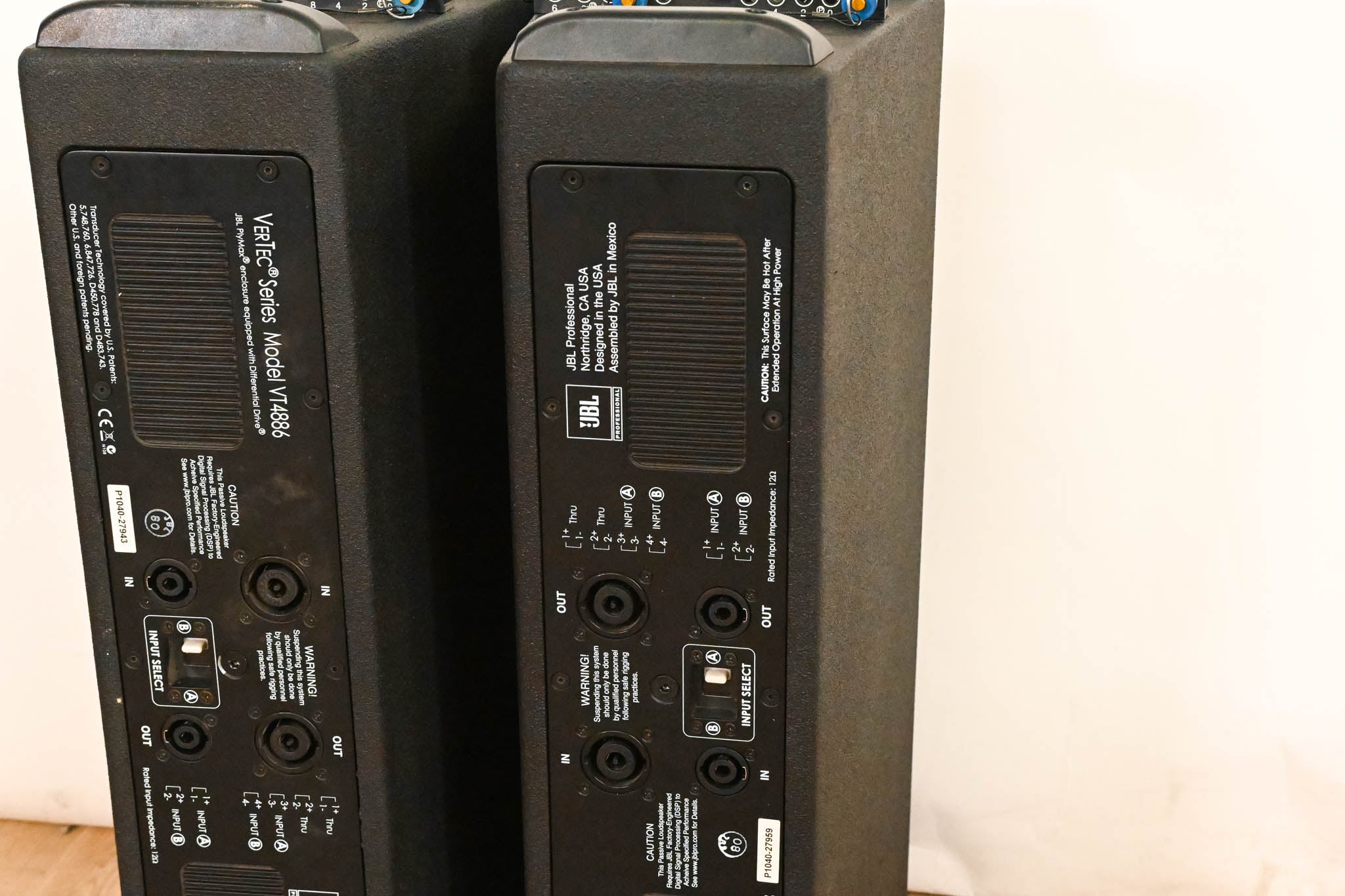 JBL VT4886 Dual 6.5" Passive Compact Line Array Loudspeakers (PAIR)