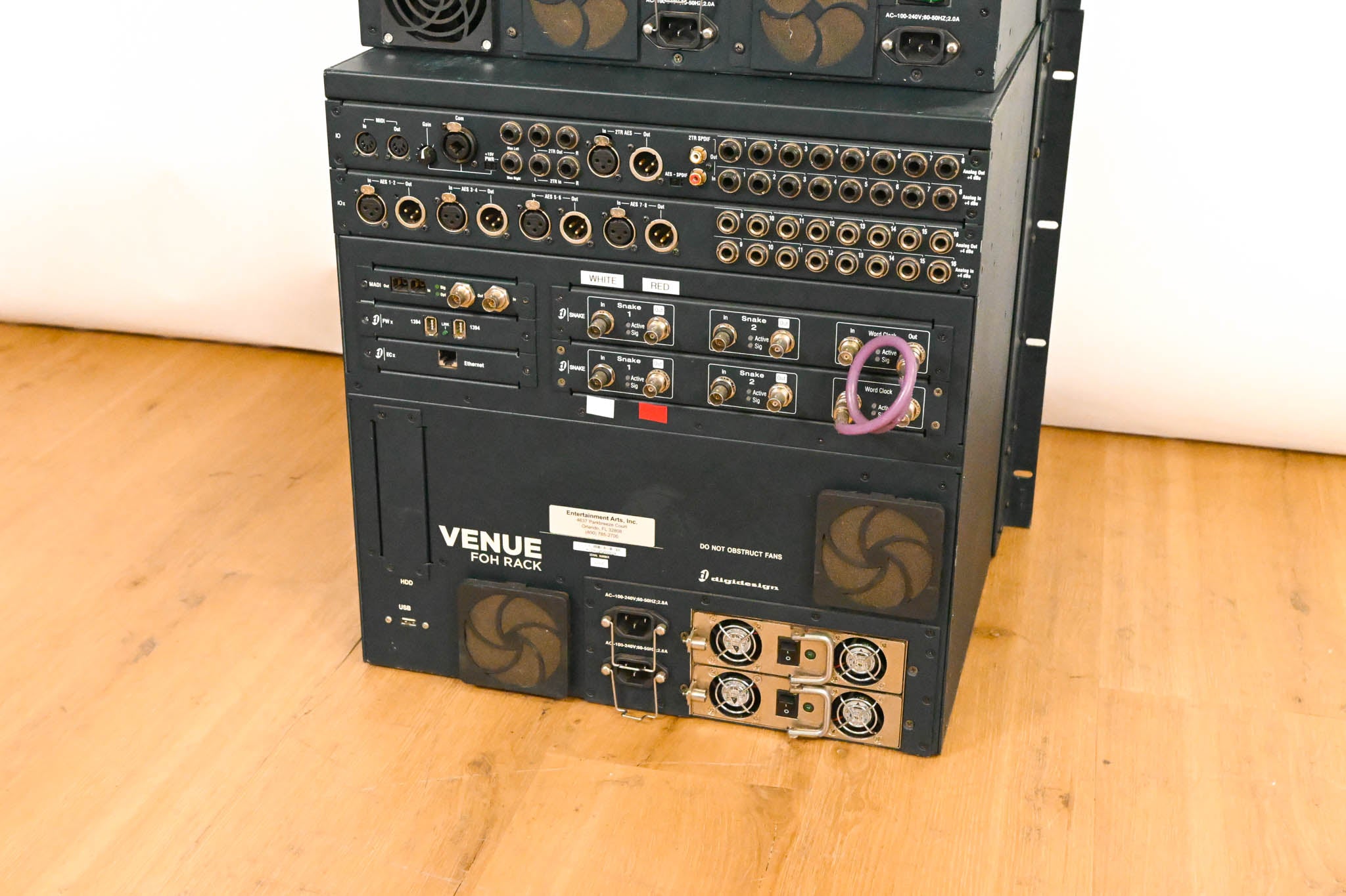 AVID VENUE Profile Digital Console w/ FOH Rack, Stage Rack & Roadcase