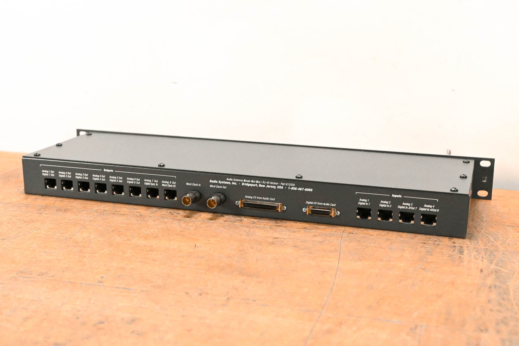 AudioScience StudioHub+ Break Out Box – CAT5 / RJ45 Audio Wiring Module