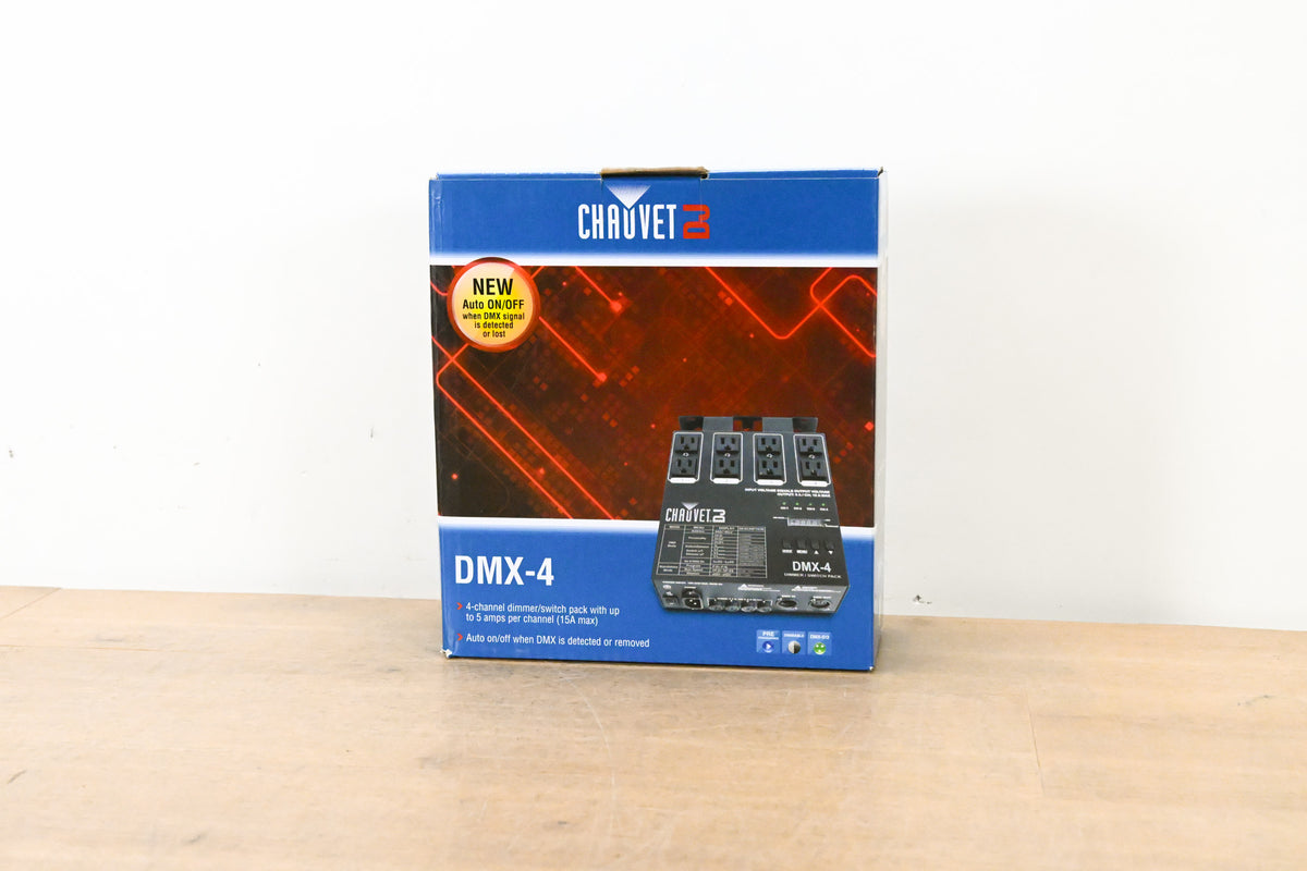 Chauvet DMX-4 4-Channel DMX Dimmer/Relay Pack