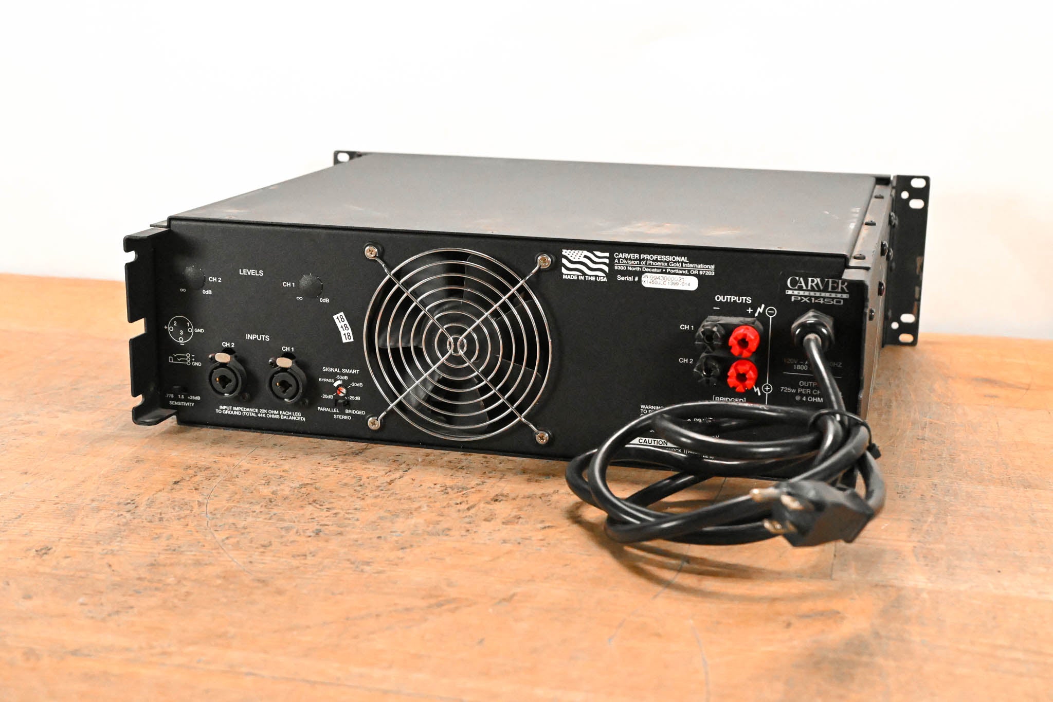 Carver PX1450 2-Channel Power Amplifier