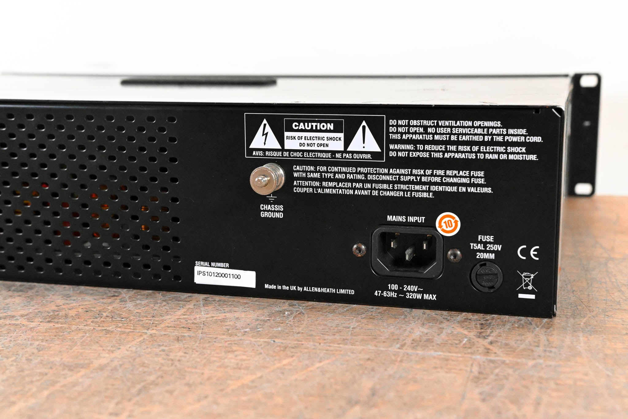 Allen & Heath iPS10 Redundant Power Supply for iLive Consoles