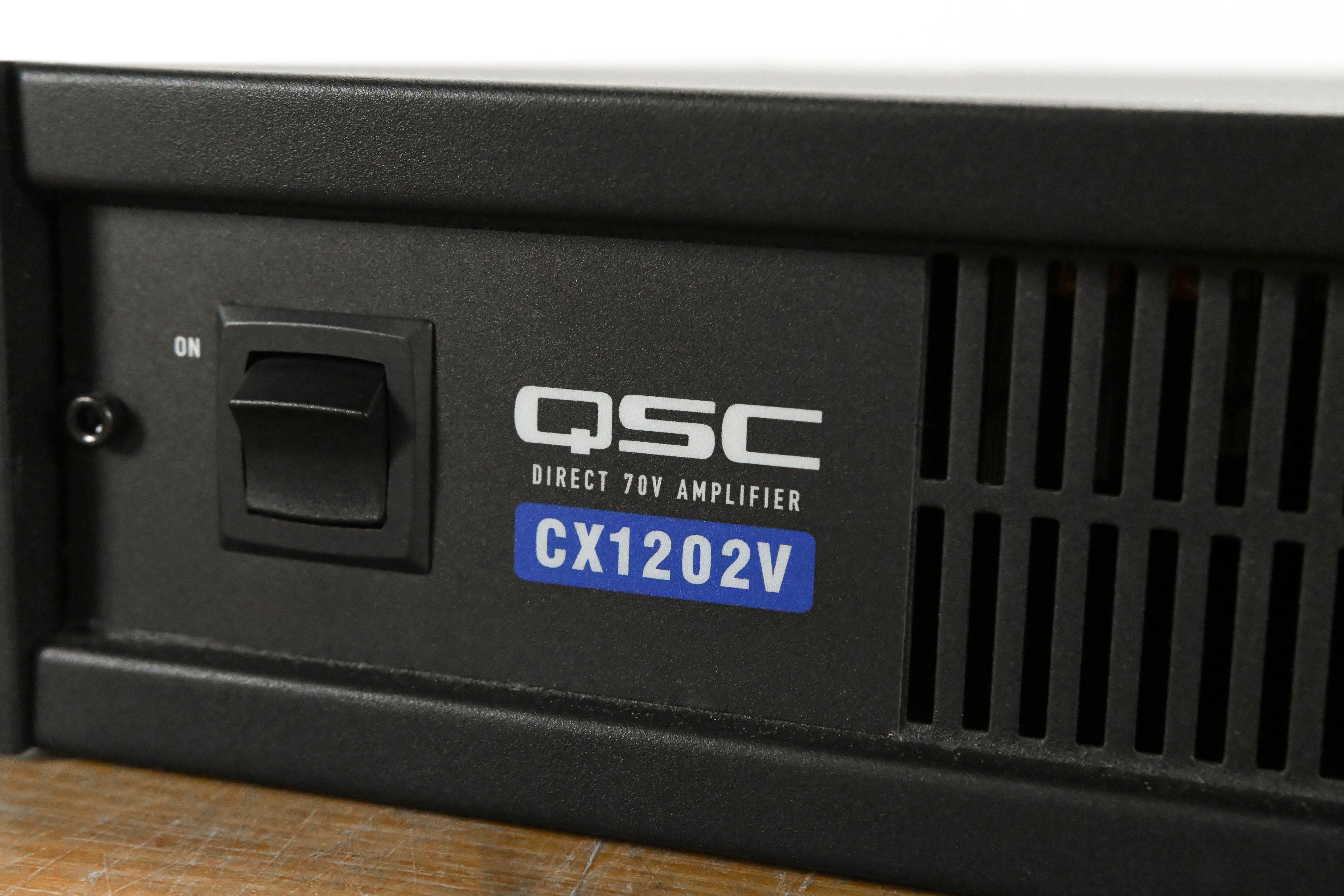 QSC CX1202V 1200W 70V 2-Channel Power Amplifier