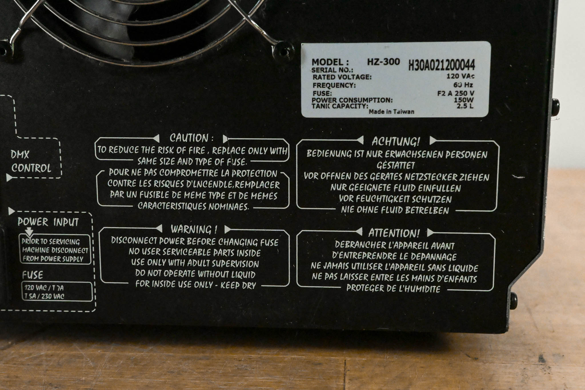 MBT HZ-300 HazePro Professional Haze Machine