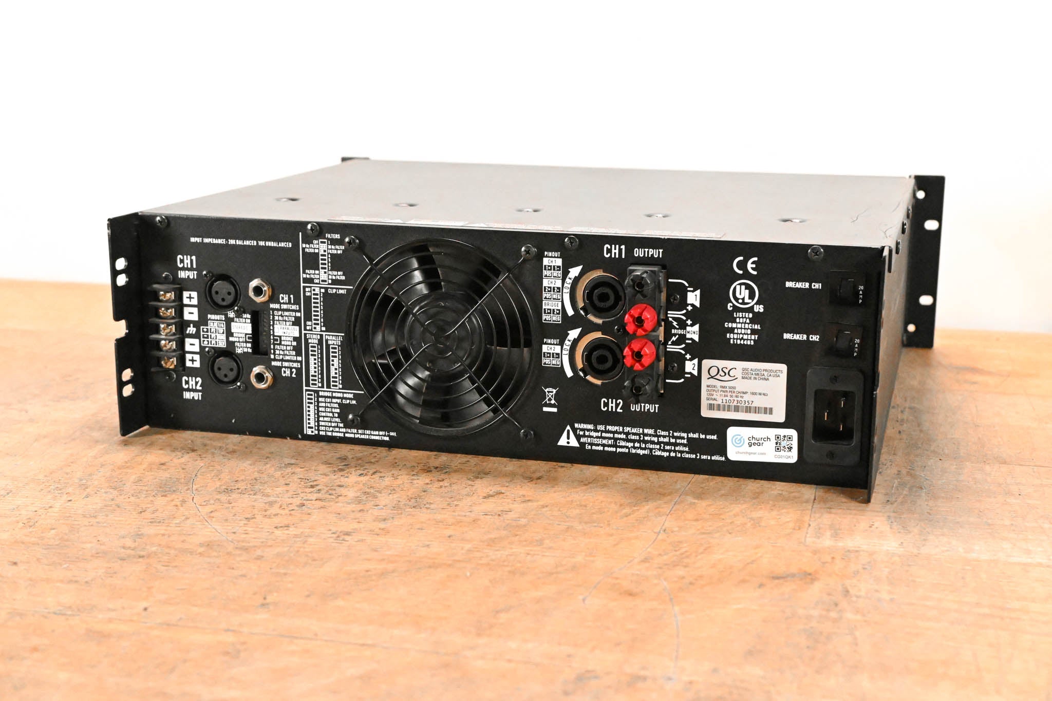 QSC RMX5050 2-Channel Power Amplifier