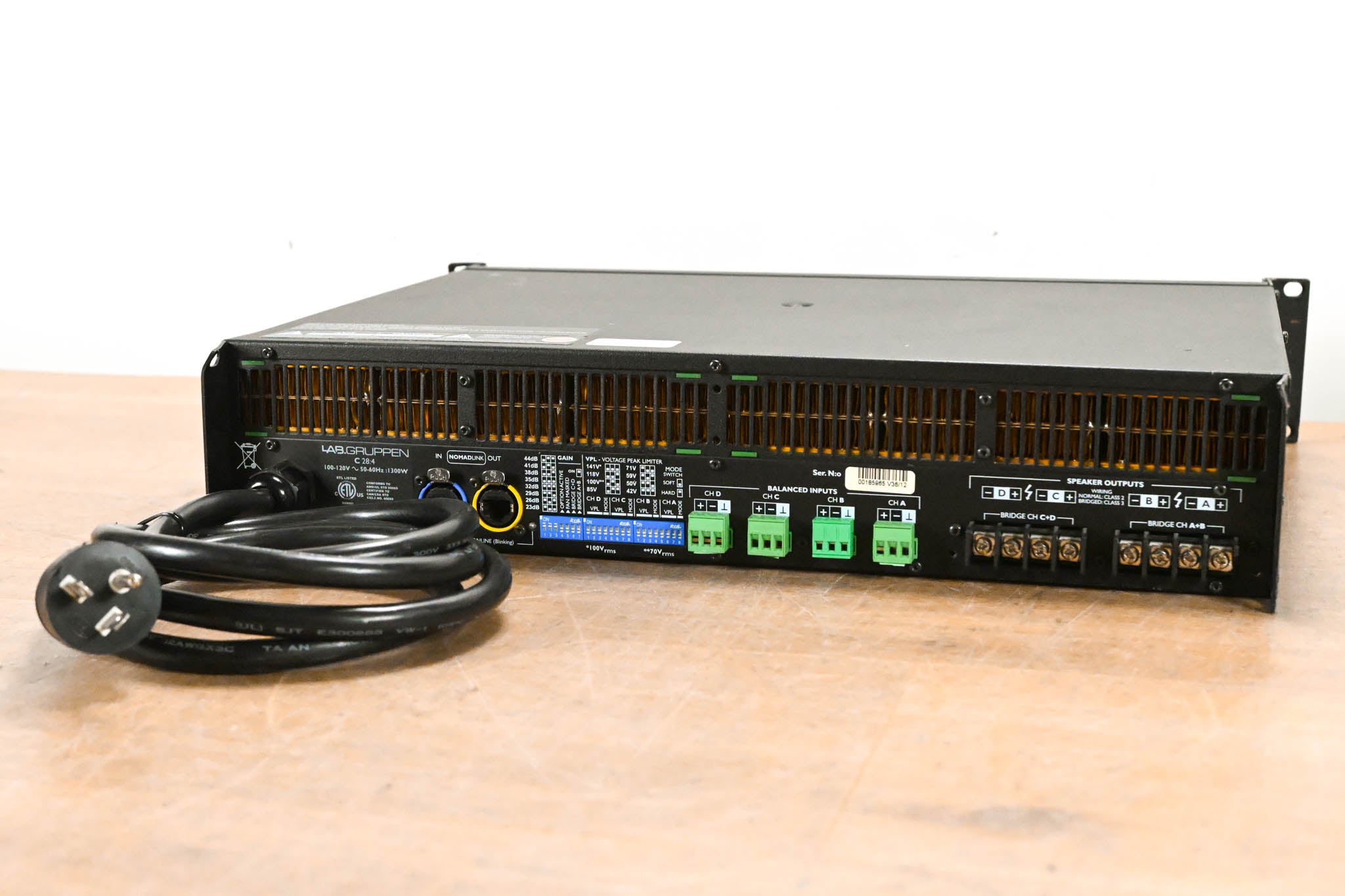 Lab Gruppen C 28:4 2800W 4-Channel Power Amplifier