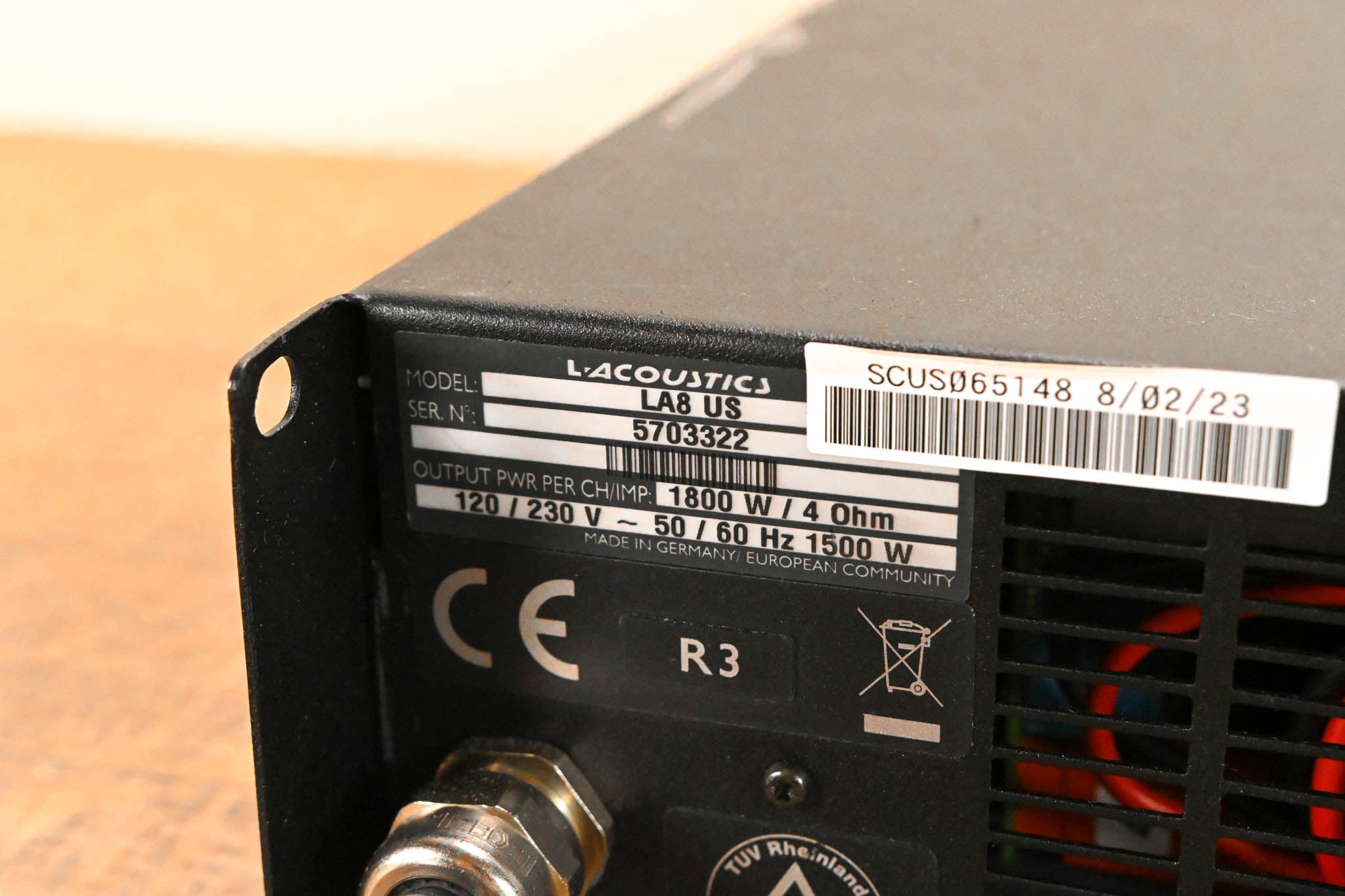 L-Acoustics LA8 US Four-Channel Amplified Controller