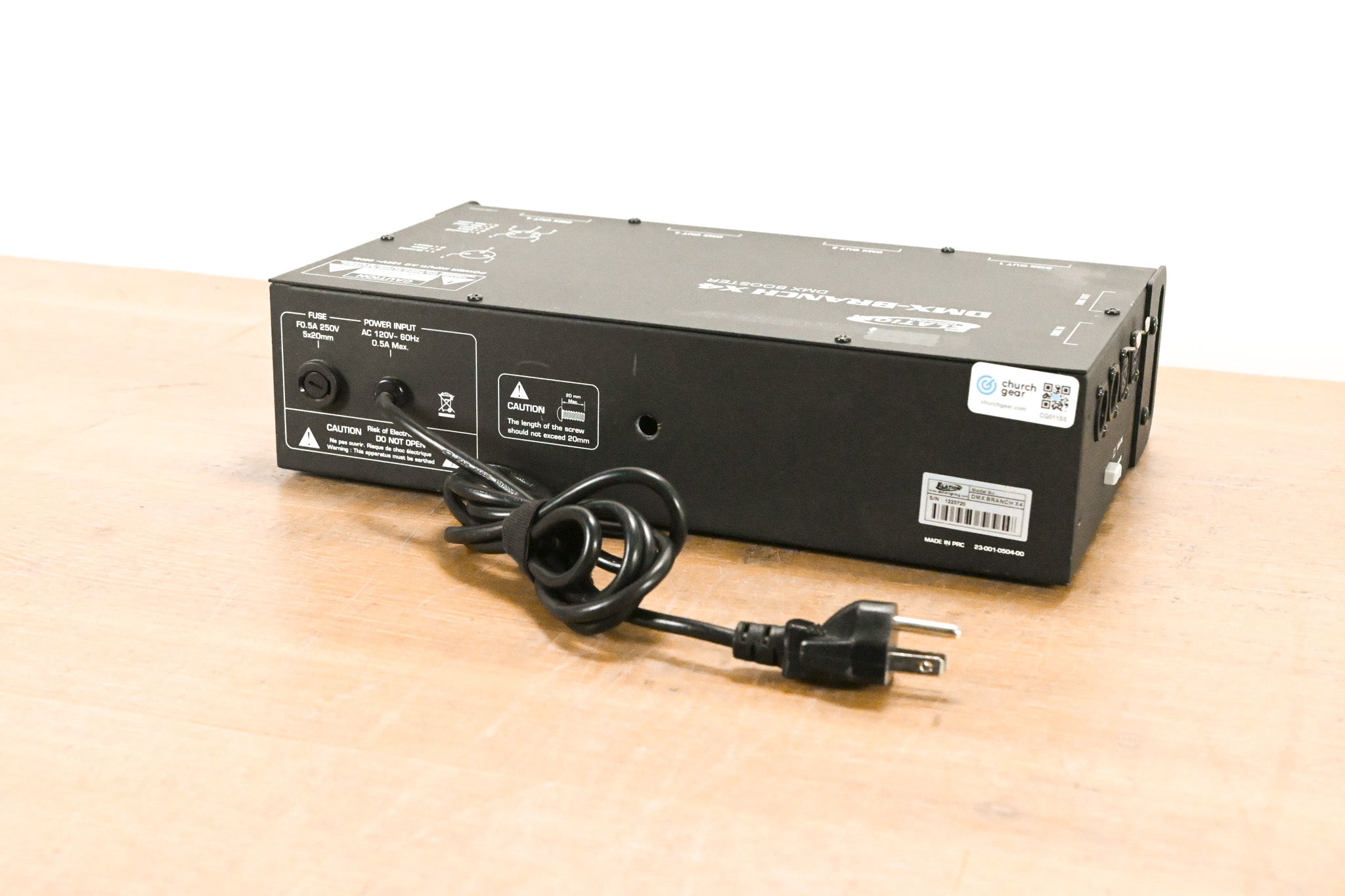 Elation DMX-Branch/4 4-Way 3-pin and 5-pin DMX Distributor