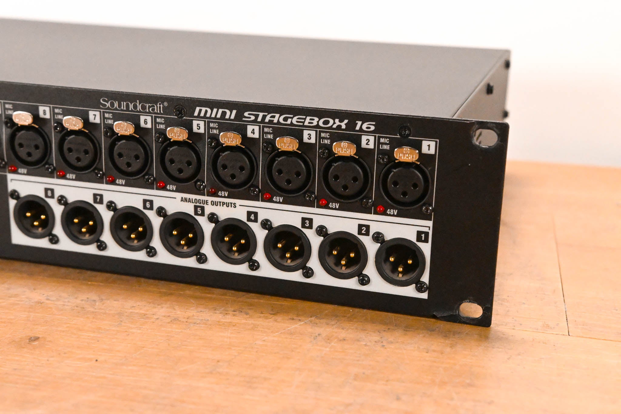 Soundcraft Mini Stagebox 16R Cat 5 16-CH Digital Stage Box w/ MADI Card