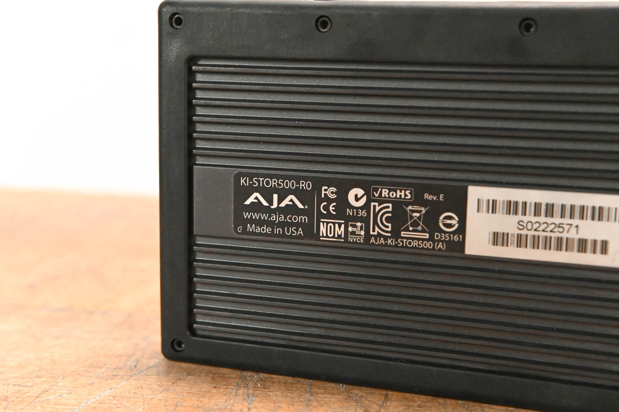 AJA KI-STOR500-R0 500GB KiStor Hard Disk Drive for Ki Pro
