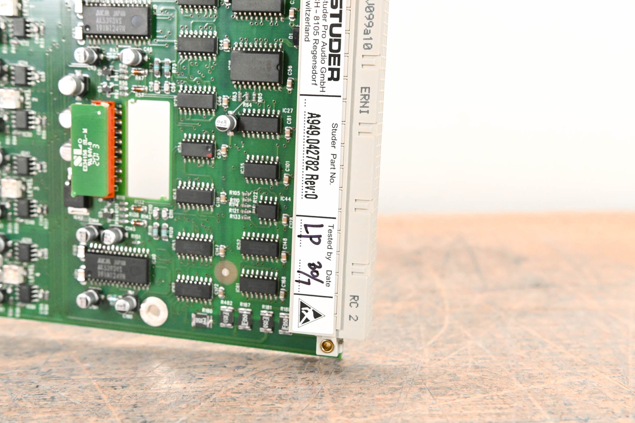 Studer Mic/Line In Card for D21m Modular I/O System