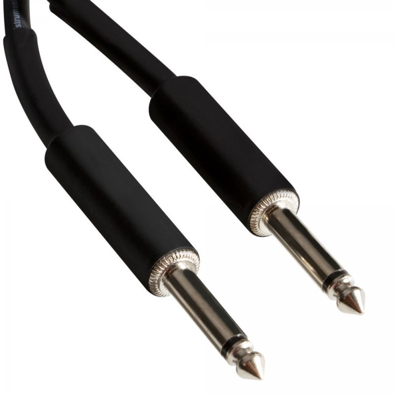 Instrument Cable with Heat-Shrink Relief (QTR-QTR, 10')
