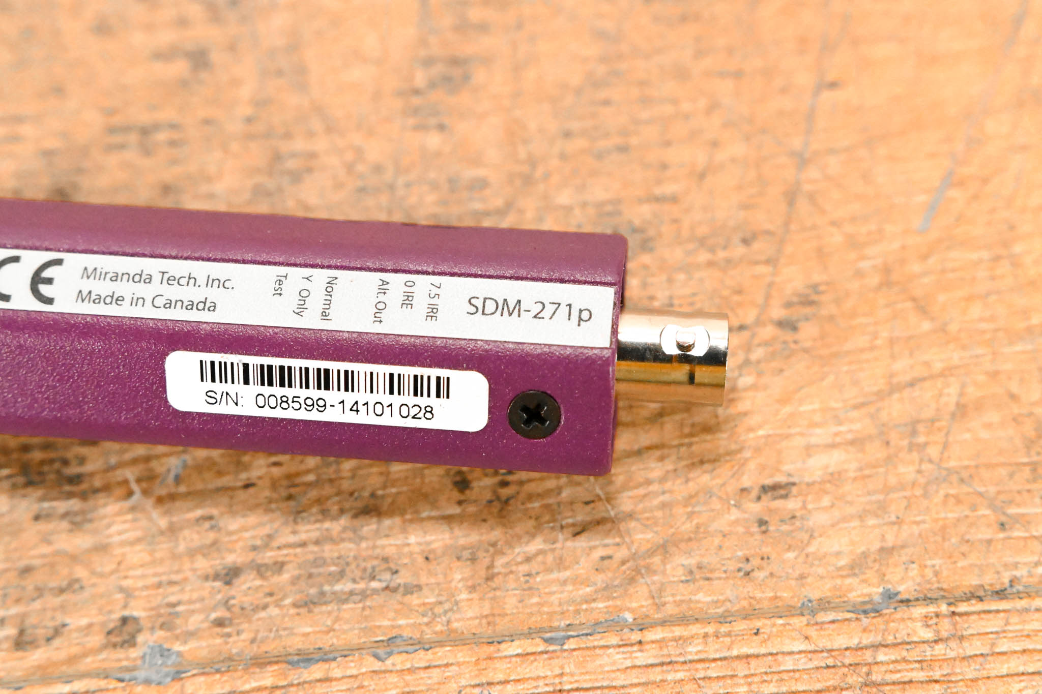 Miranda picoLink SDM-271p 4:2:2 SDI to Composite Video Converter(NO PSU)