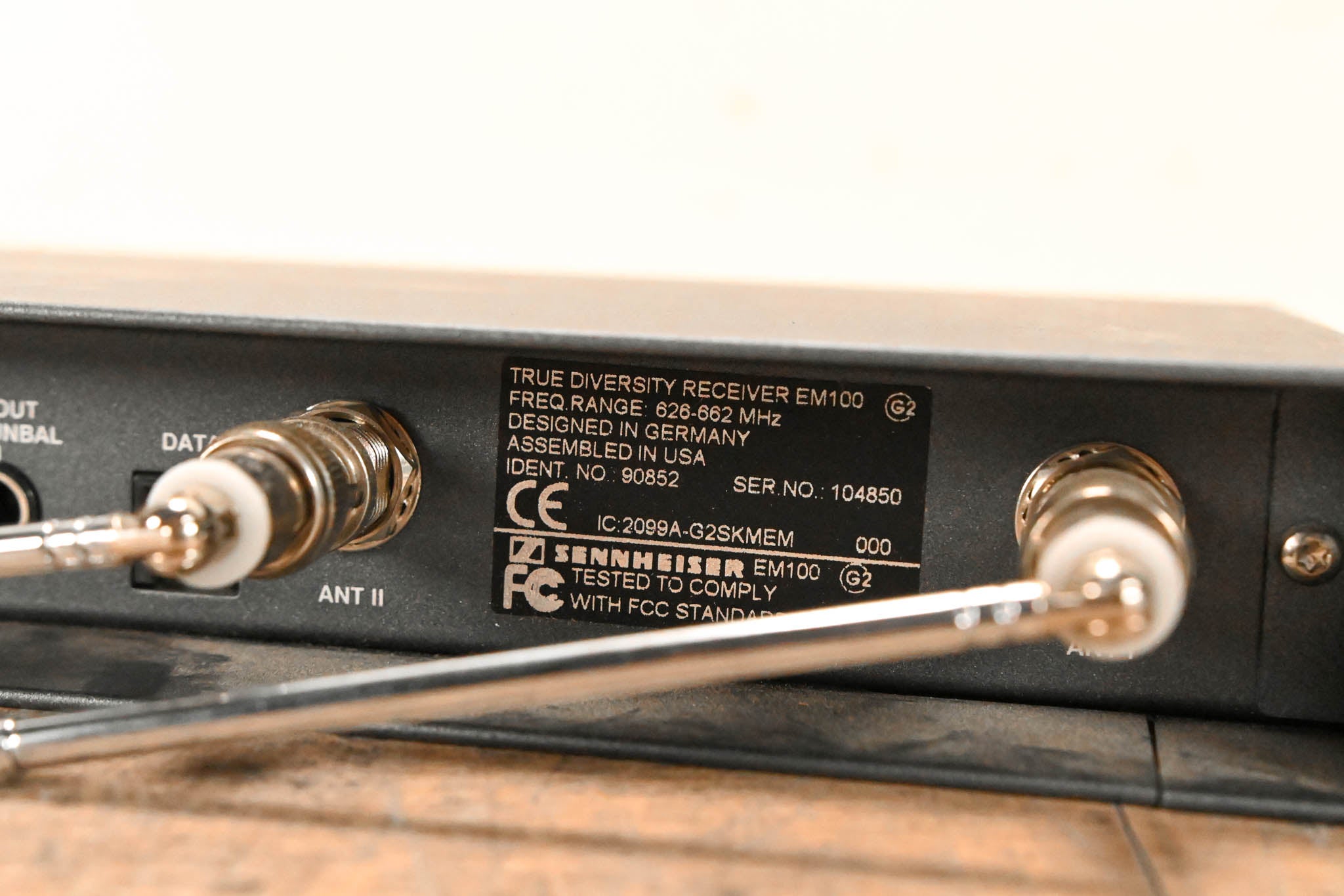 Sennheiser EM 100 G2 Wireless Receiver - B Range: 626-662 MHz