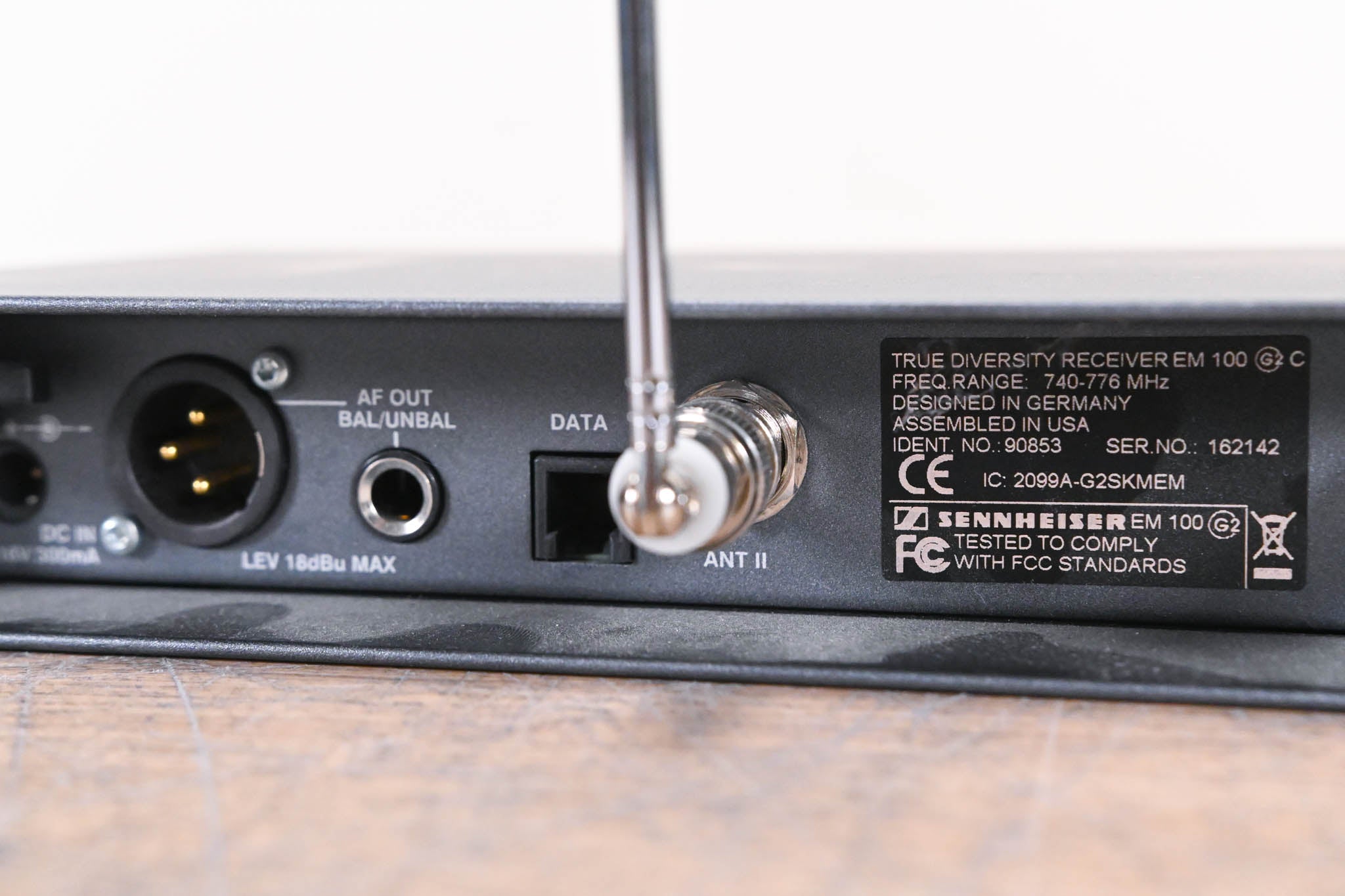 Sennheiser EM 100 G2 Wireless Receiver 740-776 MHz (NO POWER SUPPLY)