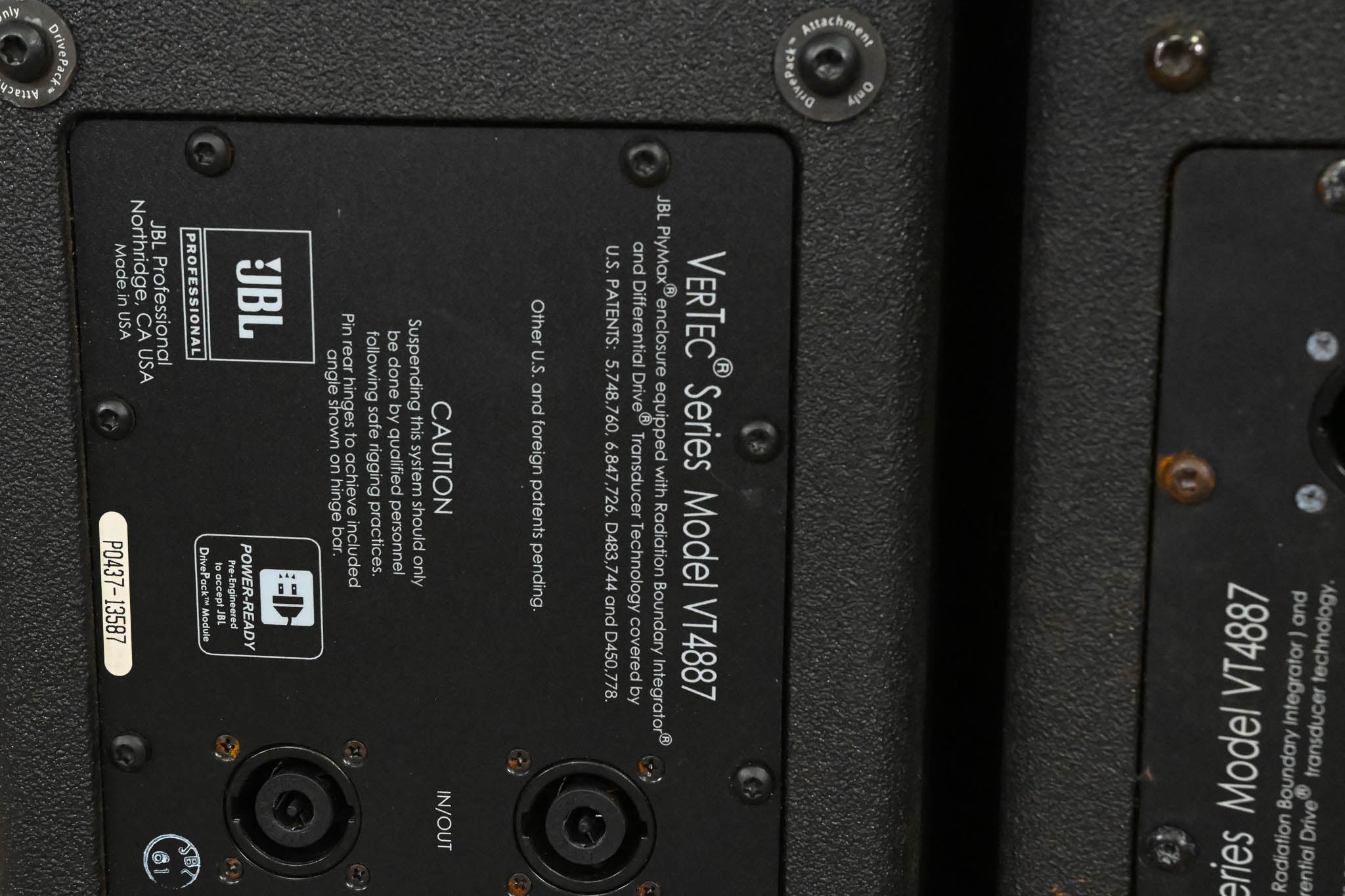 JBL VT4887 Compact Bi-Amplified 3-Way Line Array Element (PAIR)