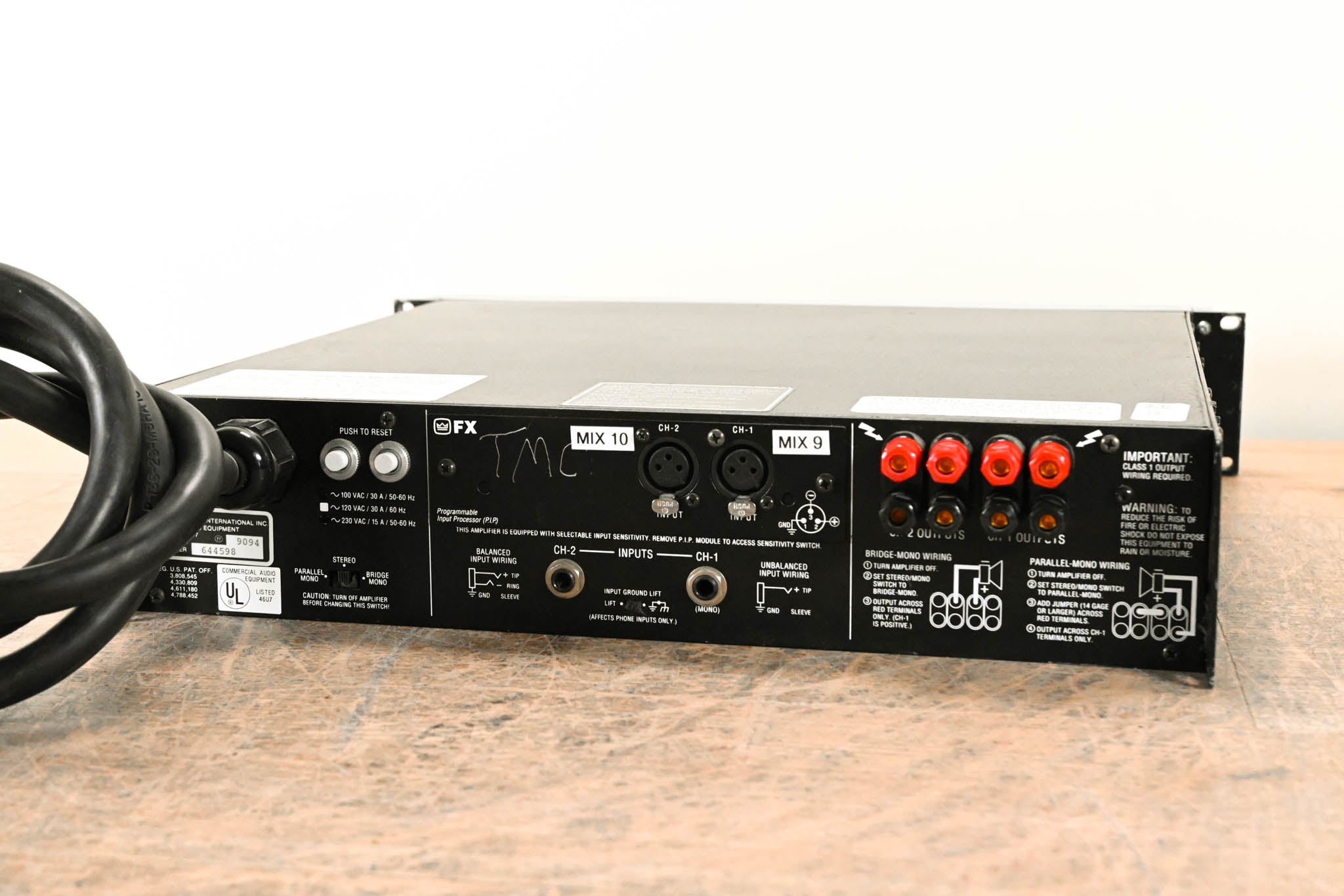 Crown Macro-Tech 3600VZ 2-Channel Power Amplifier