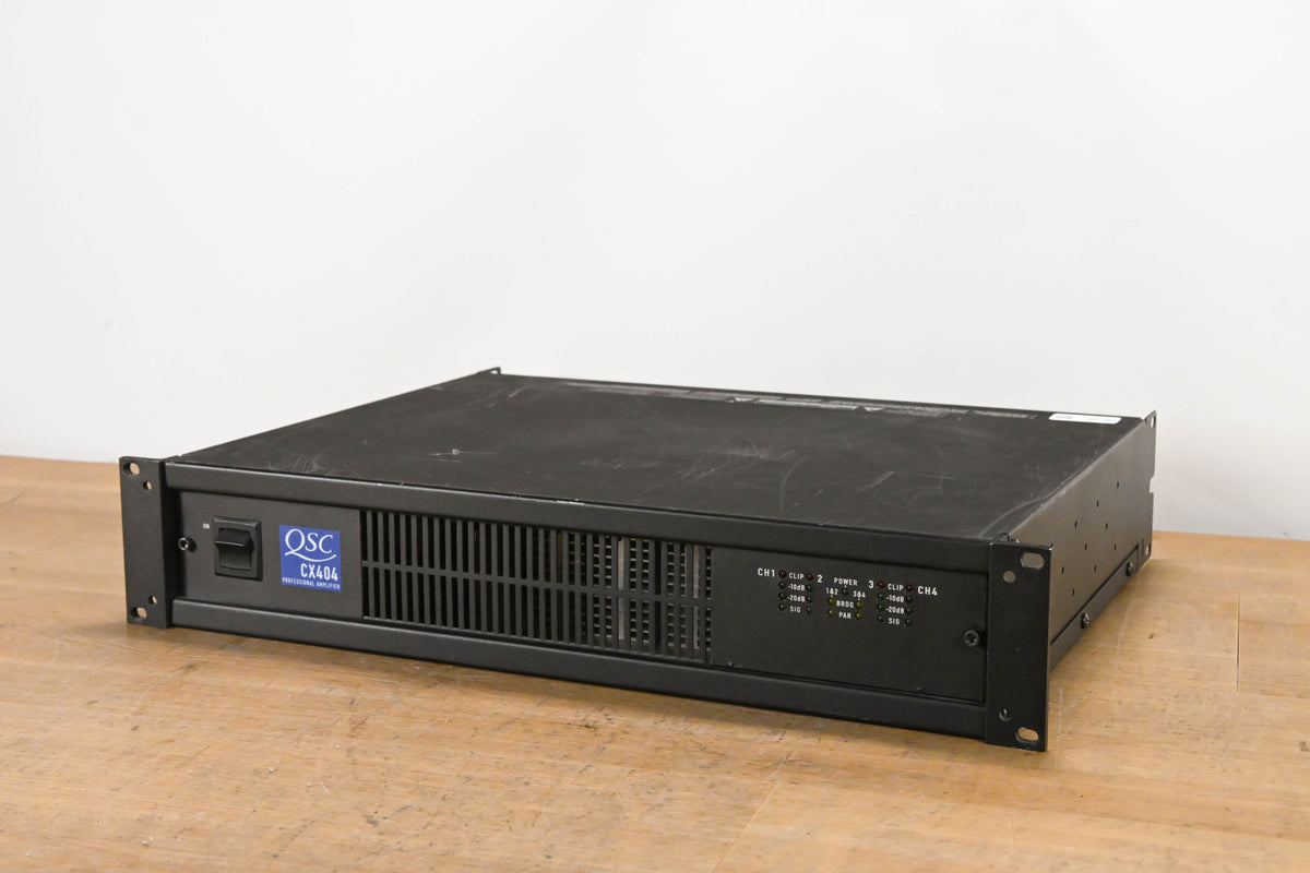 QSC CX404 400W 4-Channel Power Amplifier