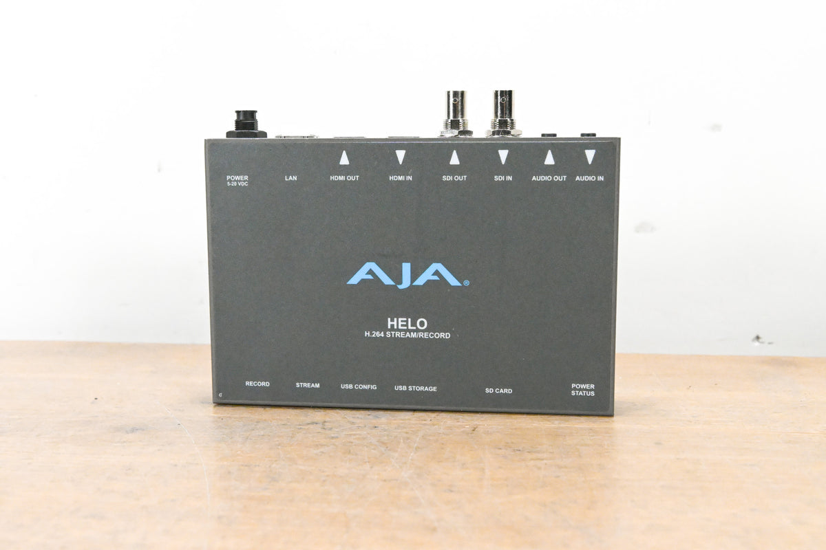 AJA HELO H.264 Streamer and Recorder (NO POWER SUPPLY)