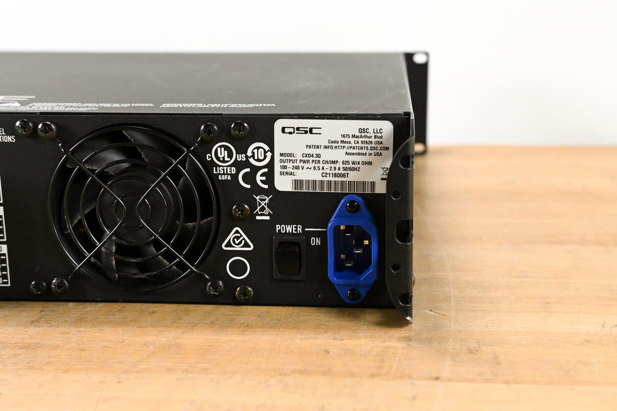 QSC CXD4.3Q 4-Channel Network Amplifier