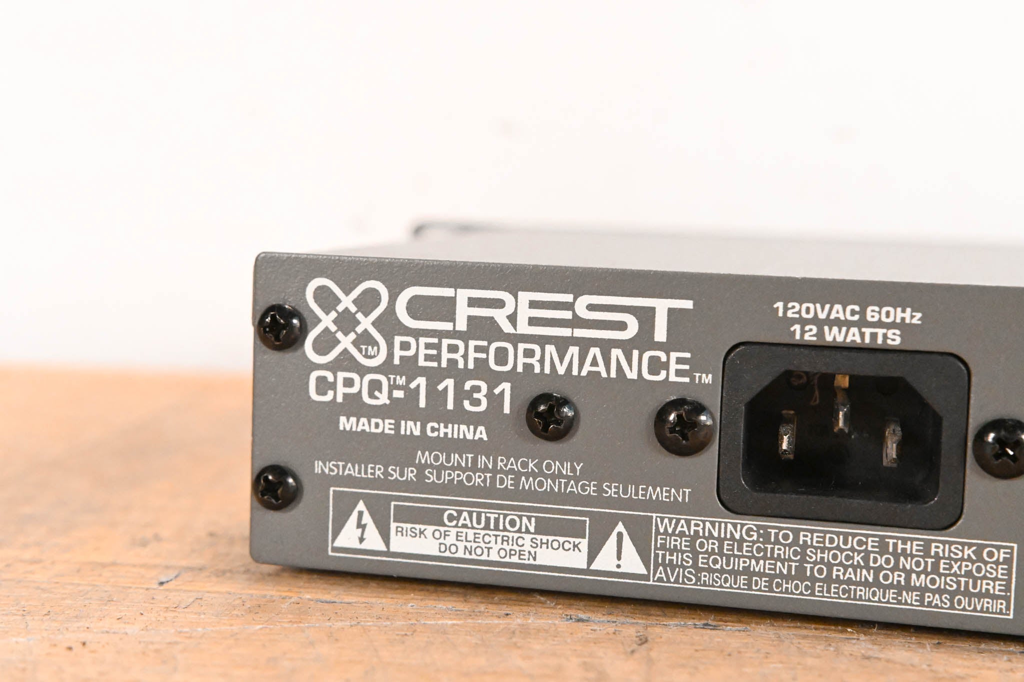 Crest Audio CPQ-1131 31-Band Graphic Equalizer