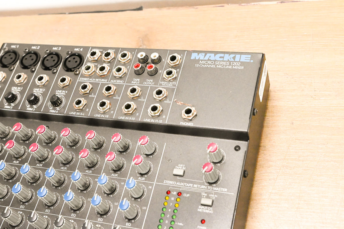 Mackie 1202 Micro Series 12-Channel Mic/Line Analog Mixer