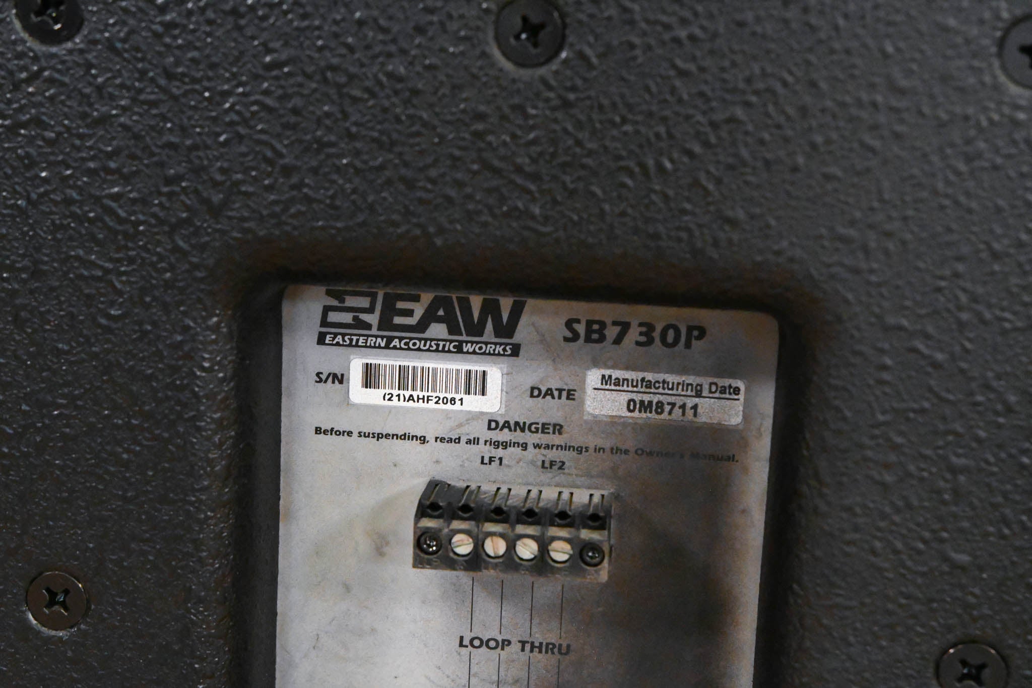 EAW SB730P Dual 12-inch Subwoofer