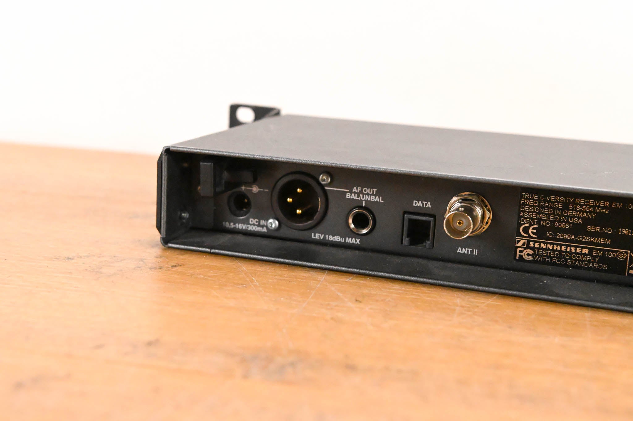 Sennheiser EM 100 G2 Wireless Receiver - 518-554 MHz (NO POWER SUPPLY)