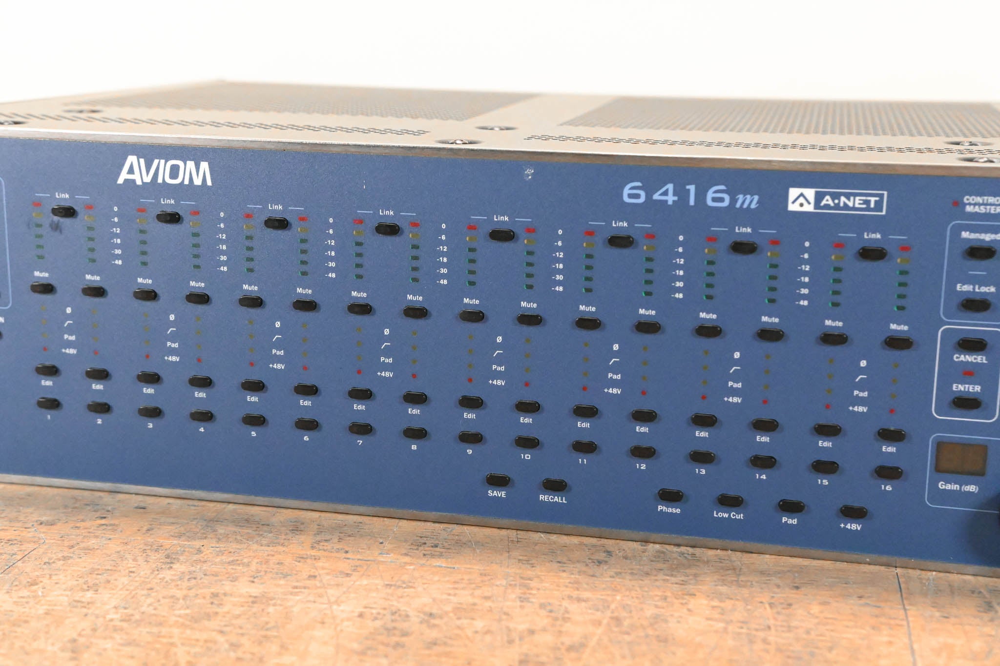 Aviom 6416m 16-Channel Mic Input Module
