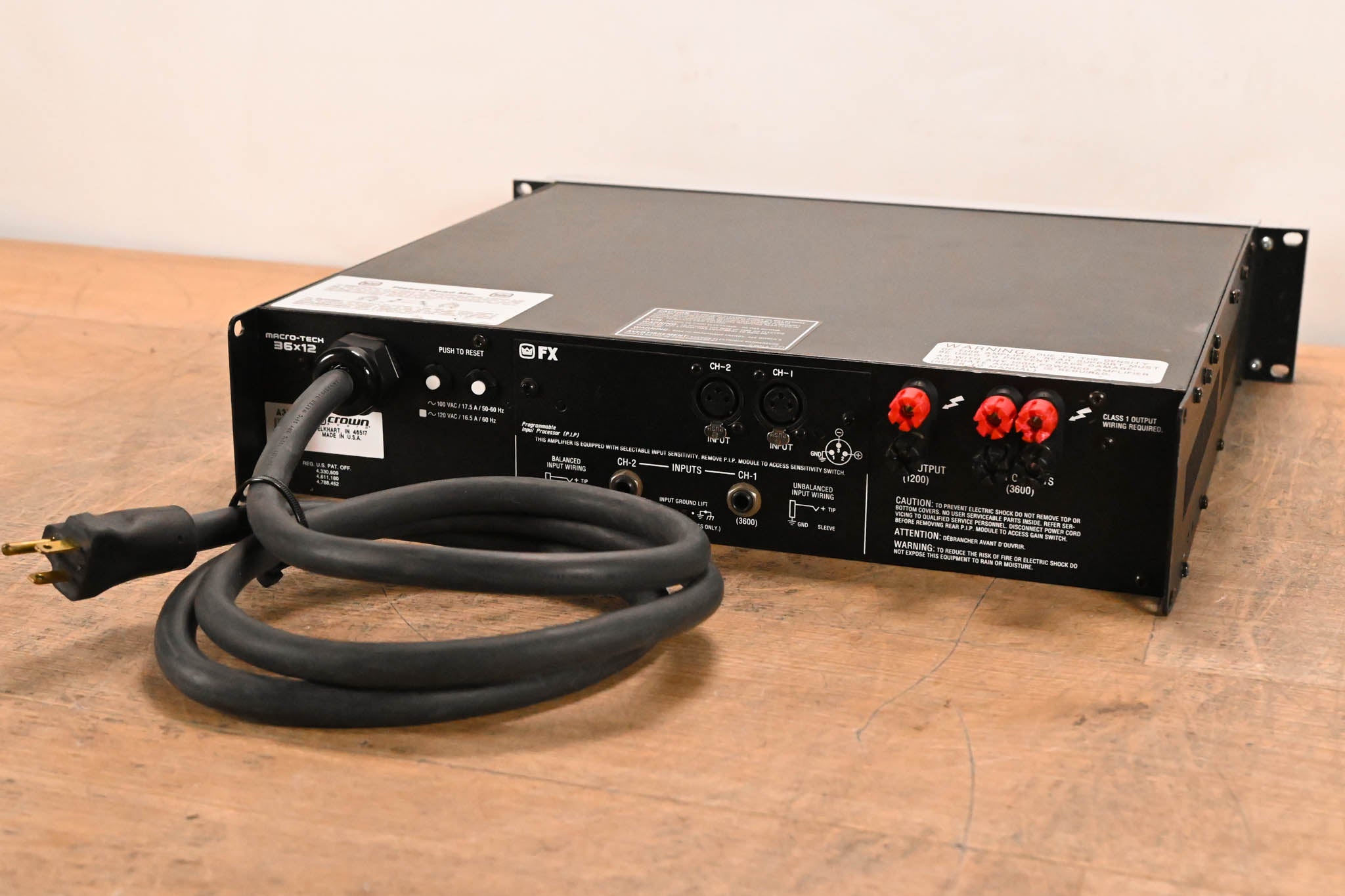 Crown Macro-Tech 36x12 2-Channel Power Amplifier