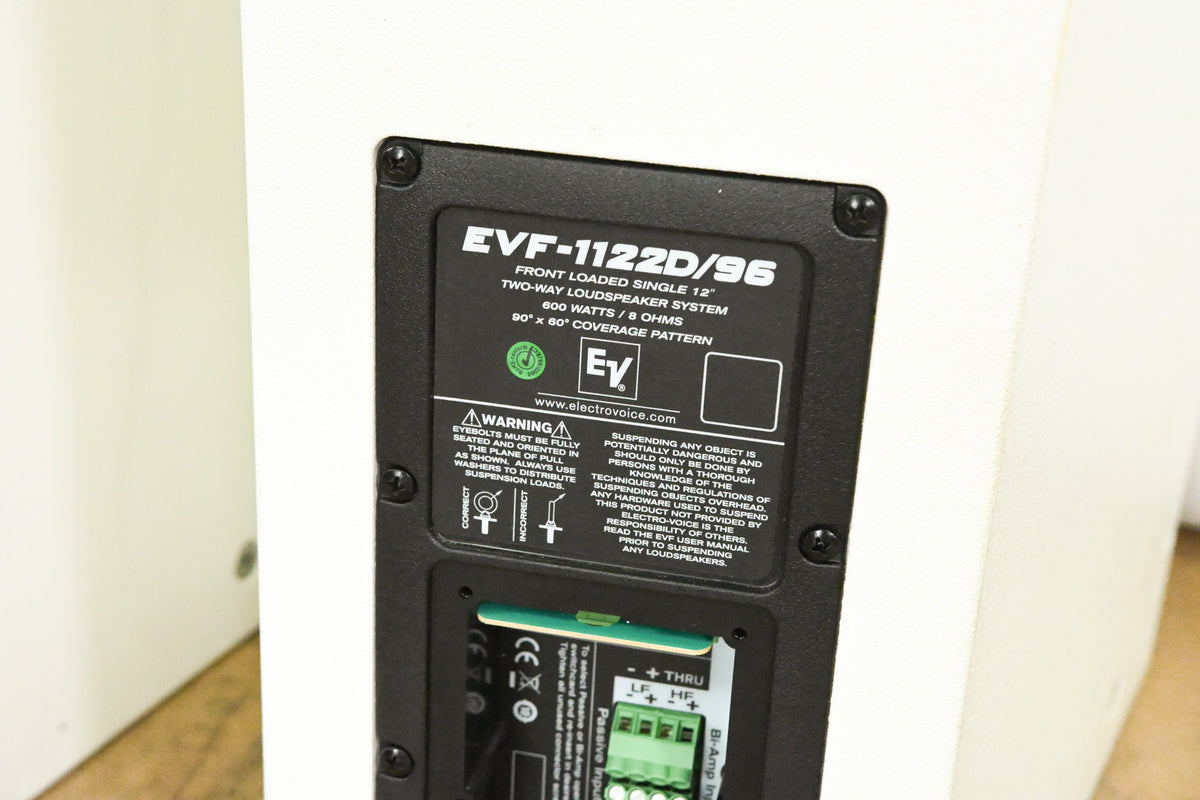 Electro-Voice (EV) EVF-1122D/96 12" Two‑Way Full‑Range Speaker (PAIR)