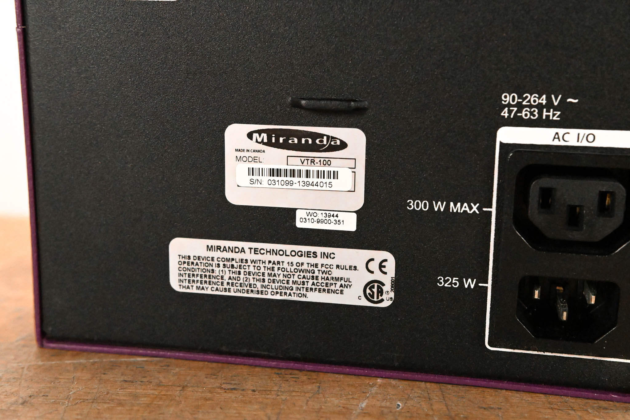 Miranda VTR-100 Analog to Digital Bi-Directional Media Converter
