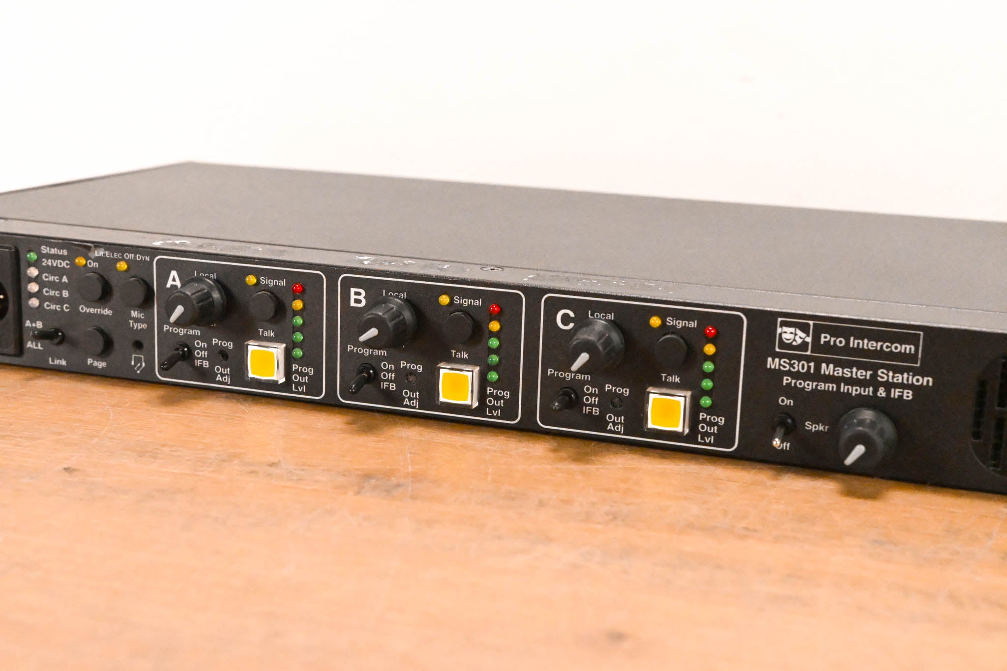 Pro Intercom MS301 3-Circuit Intercom Master Station