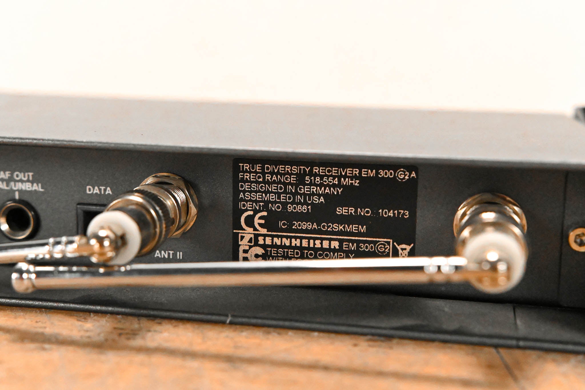 Sennheiser EM 300 G2 Wireless Receiver - 518-554 MHz (NO POWER SUPPLY)
