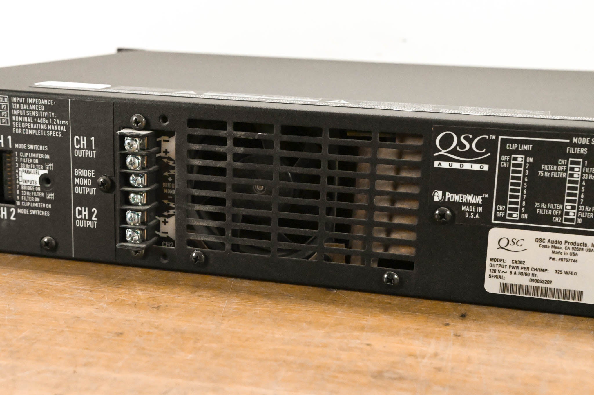 QSC CX302 2-Channel Power Amplifier