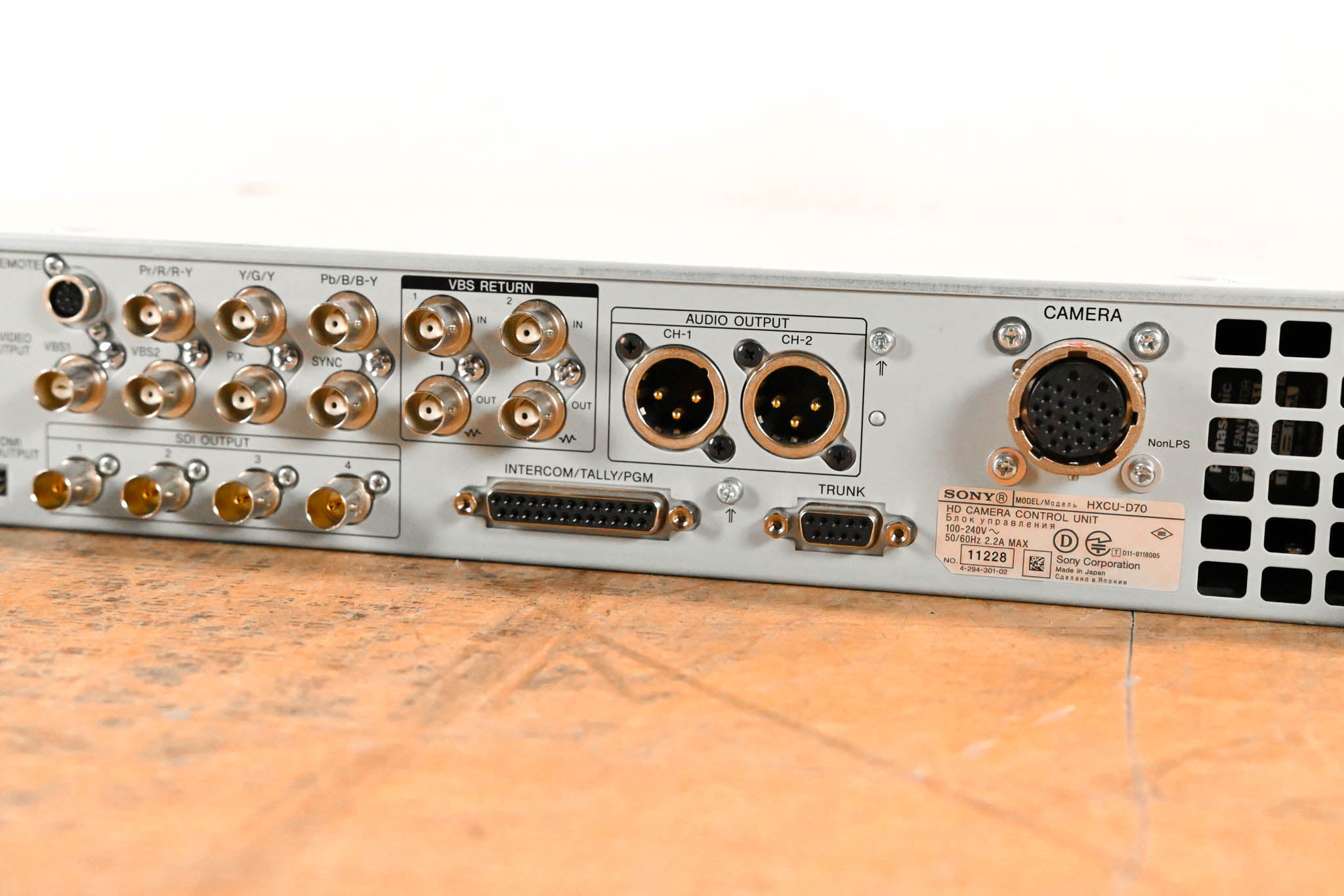 Sony HXCU-D70 Camera Control Unit for HXC-D70 HD/SD Camera